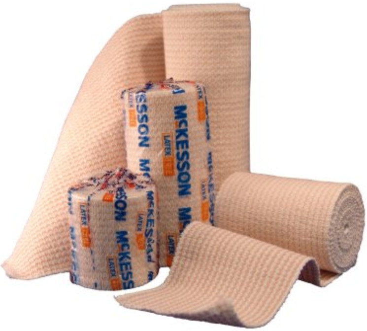 McKesson Elastic Tubular Bandage, Large Knee/Medium Thigh, 4