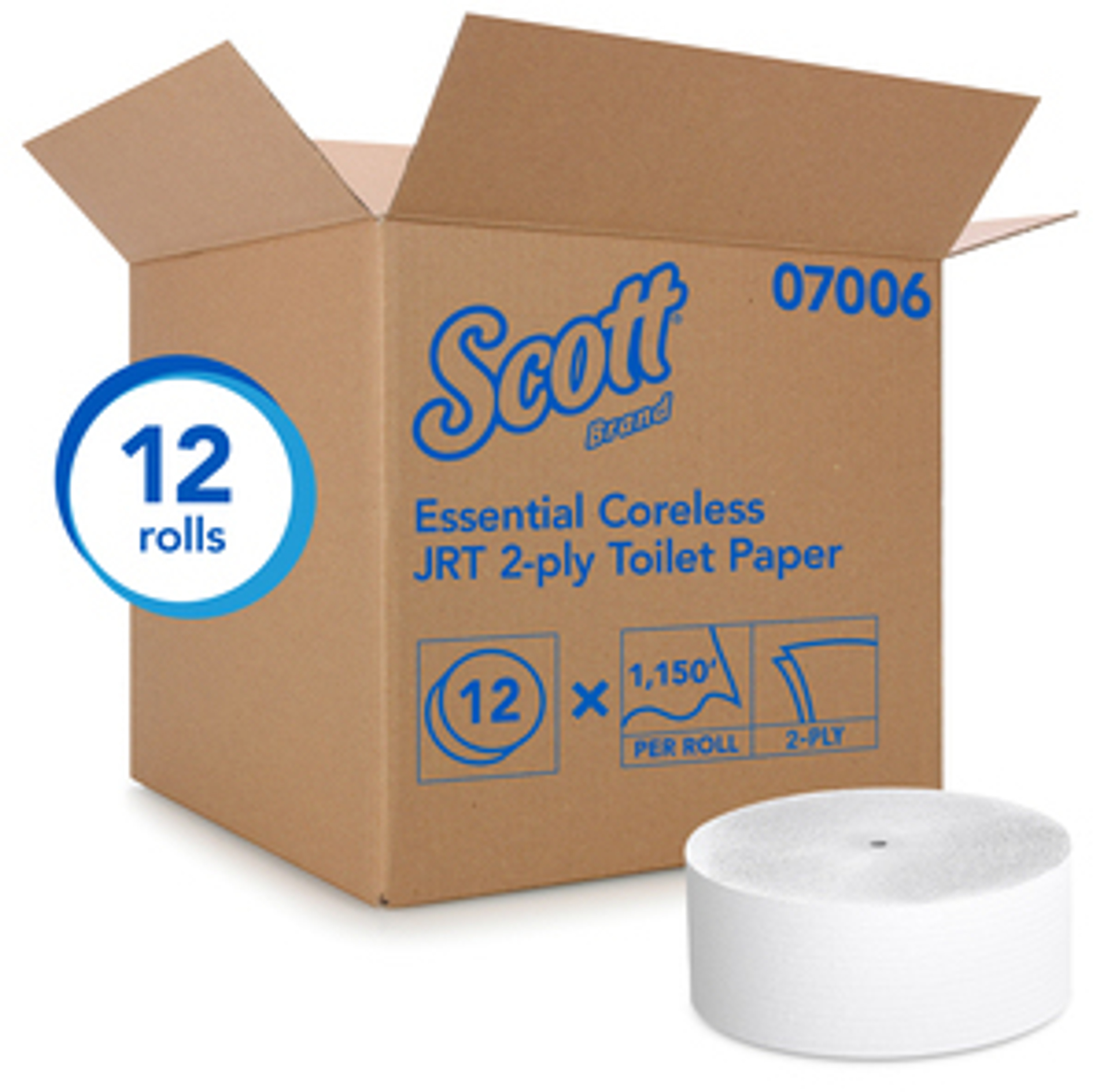 Scott Essential Toilet Paper, Jumbo Size