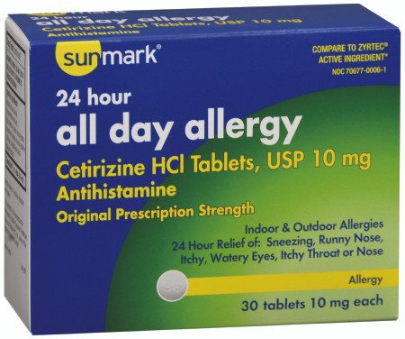 Sunmark All Day Allergy Relief Tablets