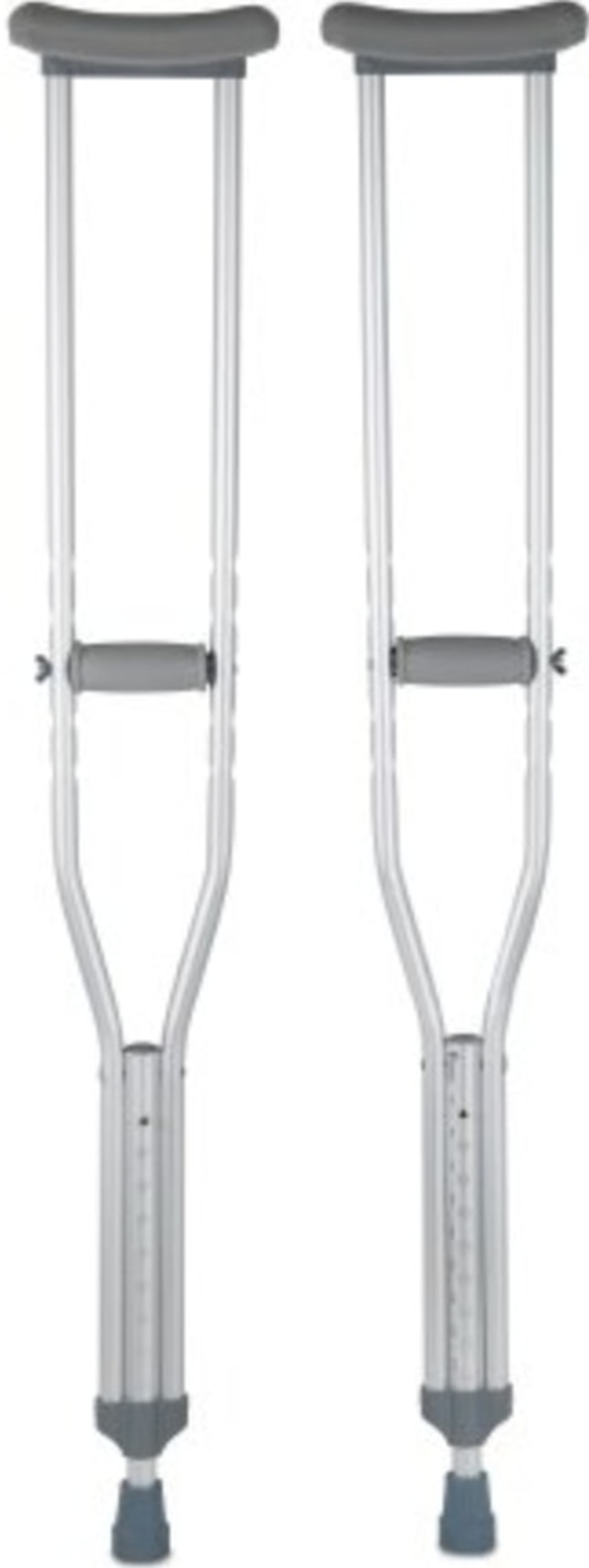 McKesson Underarm Crutches, Aluminium Frame