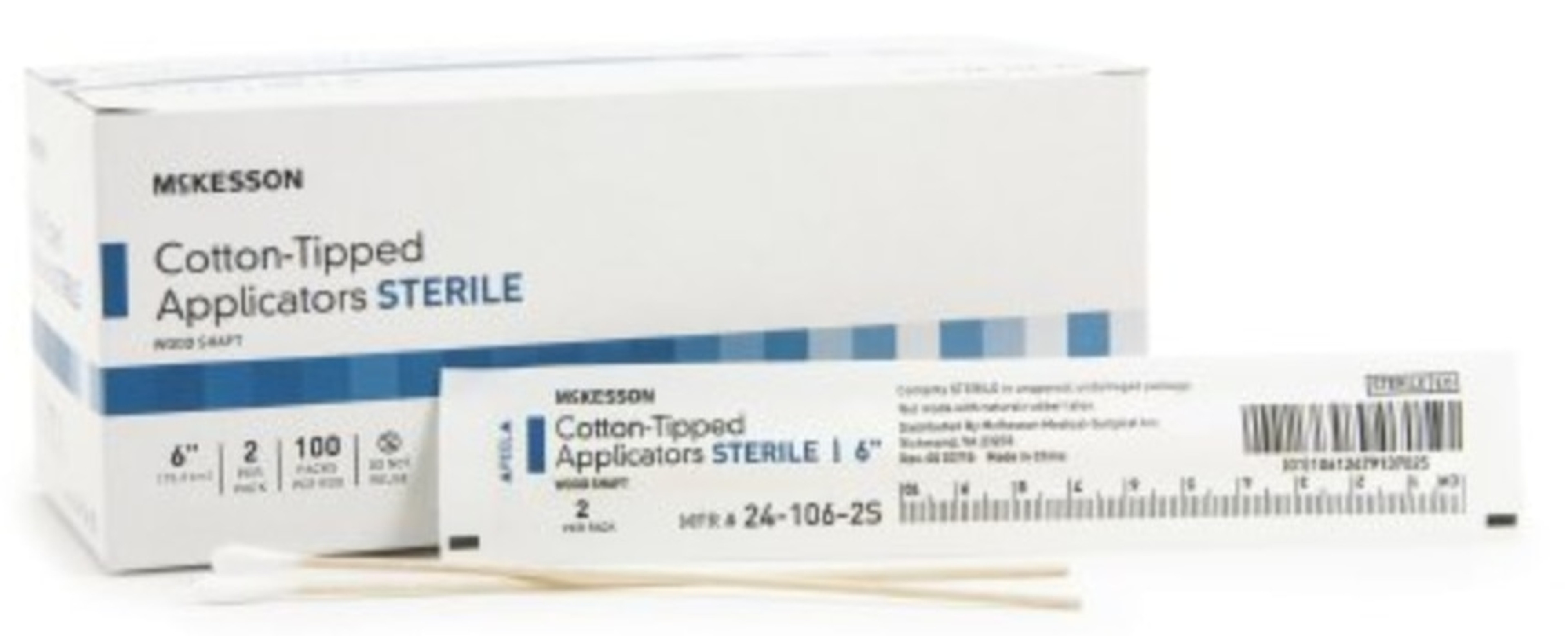 McKesson Cotton Swabstick, Sterile
