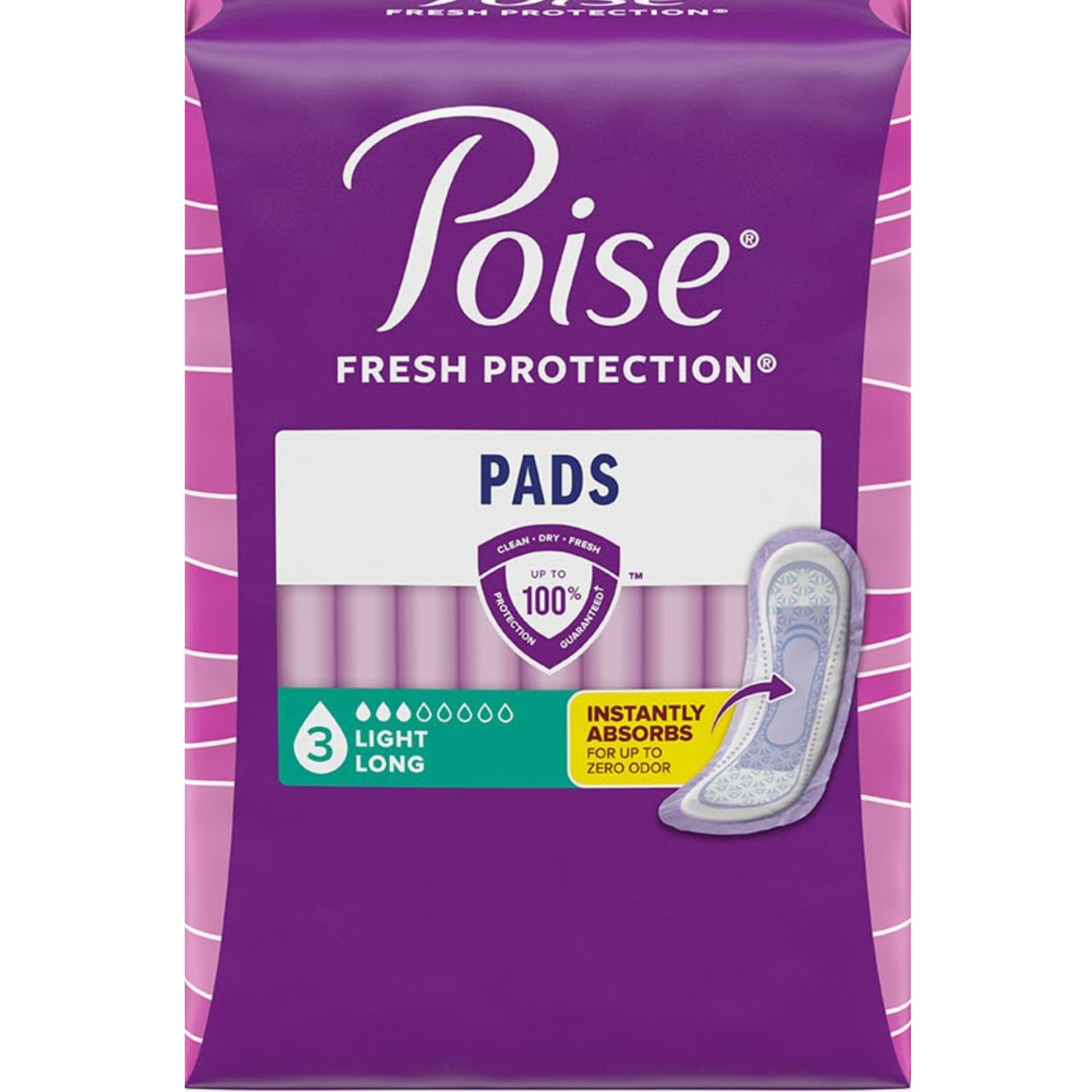 Poise Original Pads, Light