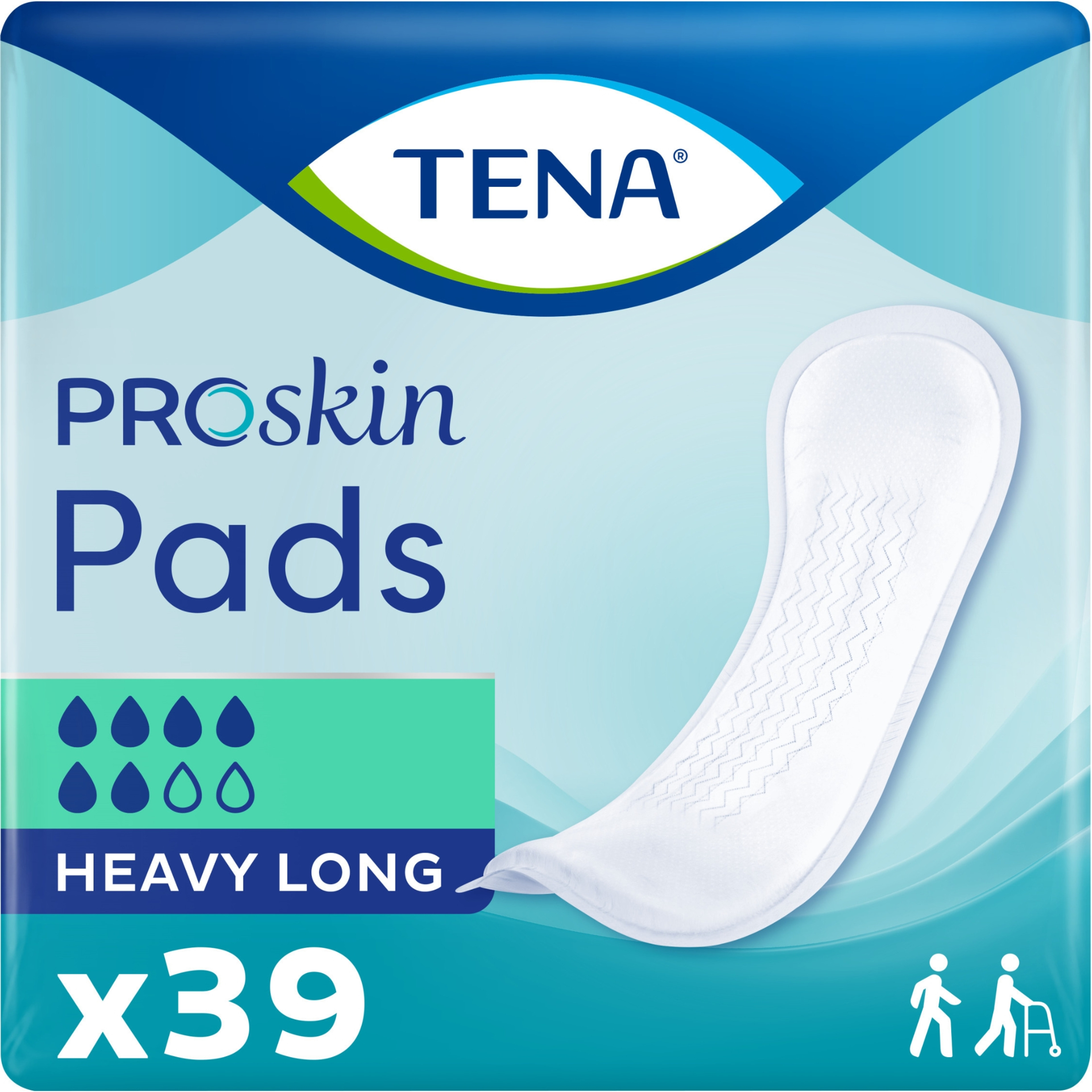 TENA ProSkin Heavy Bladder Control Pads for Women, Heavy Absorbency