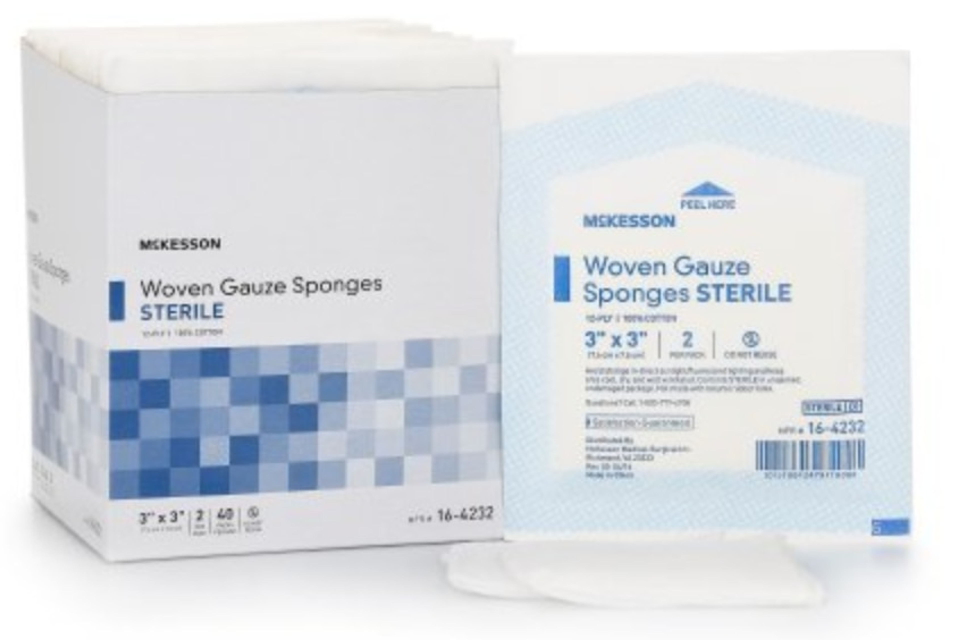 McKesson 12-Ply Woven Gauze Sponges, Sterile
