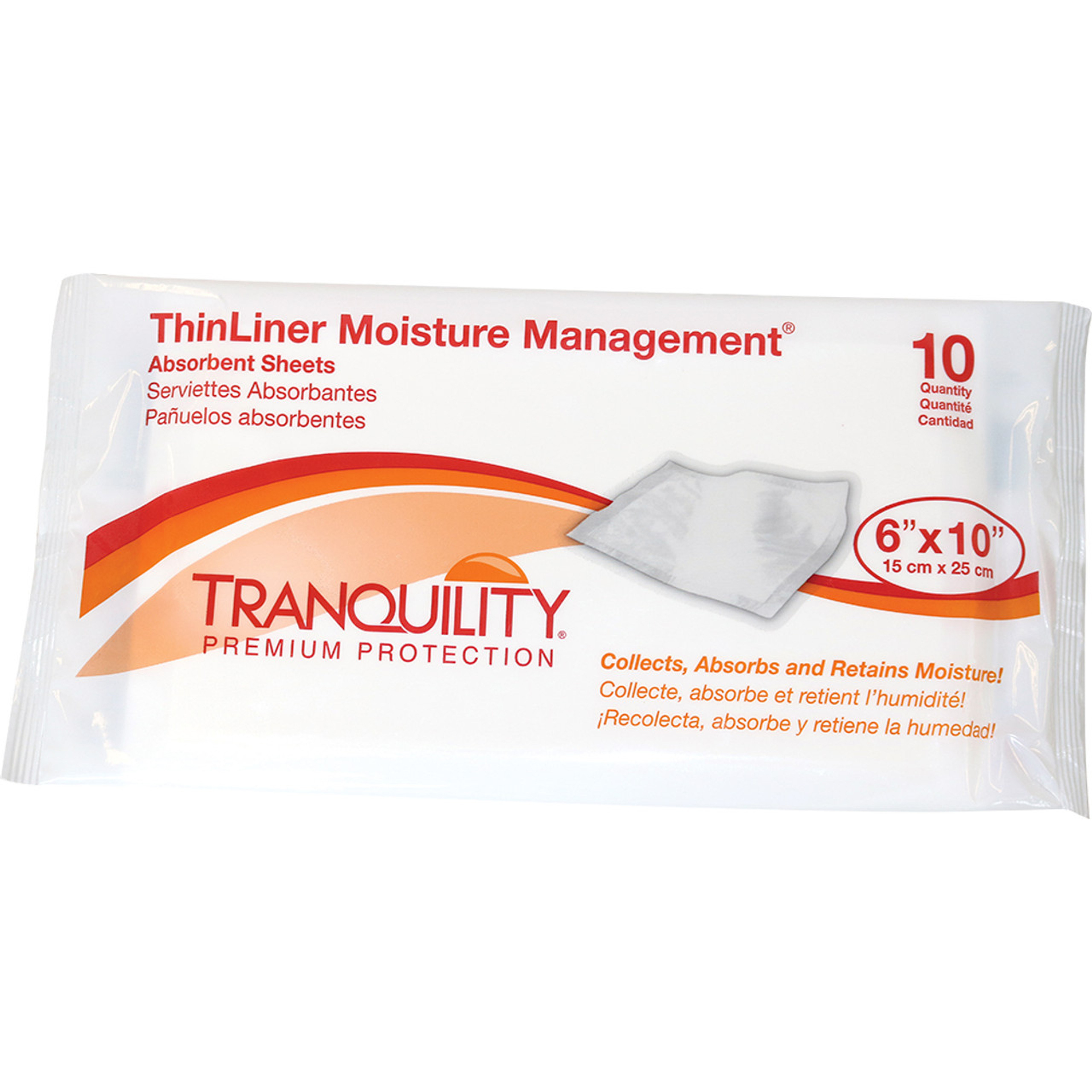 Tranquility ThinLiner Moisture Management Absorbent Sheets