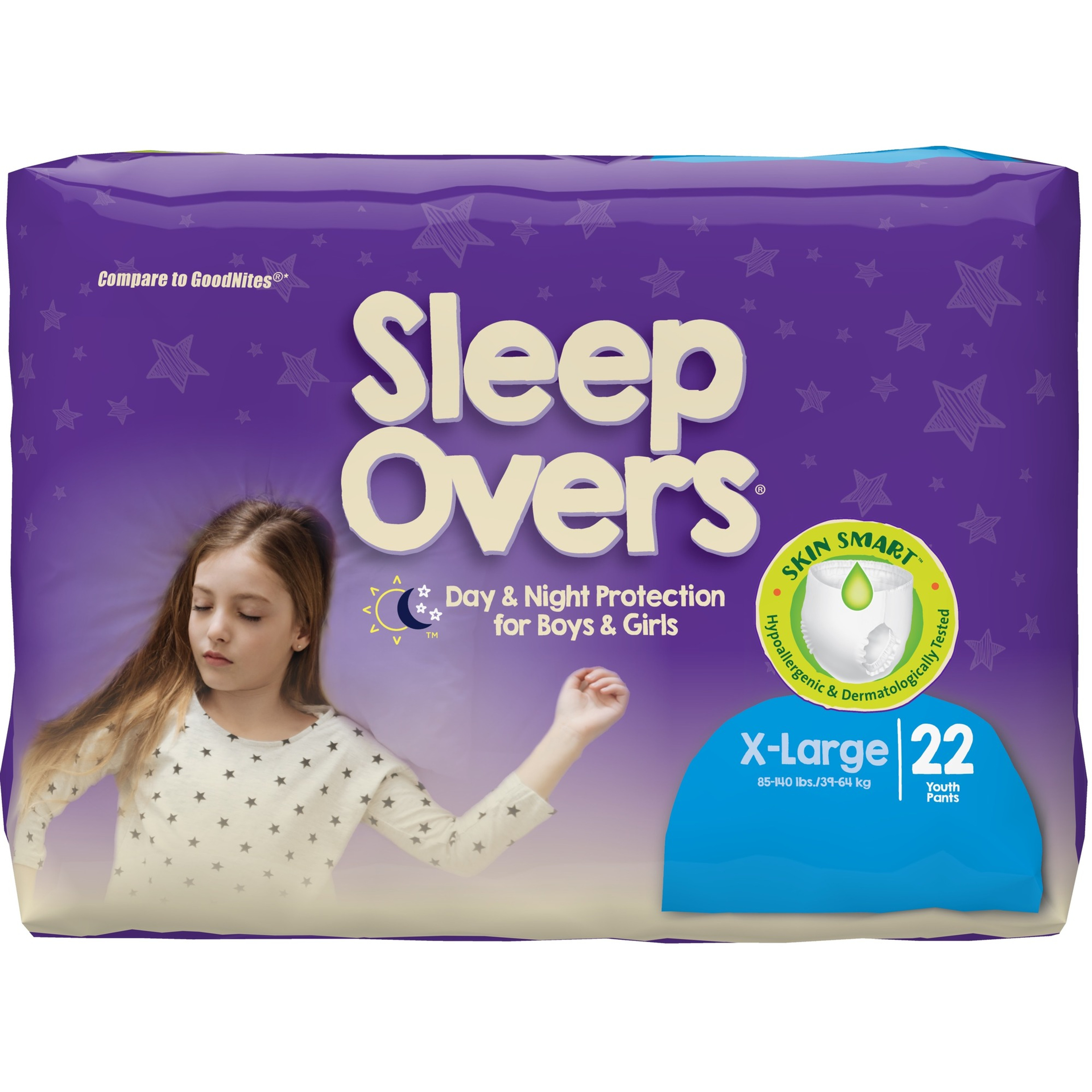 Sleepovers Youth Pull-Up Underwear