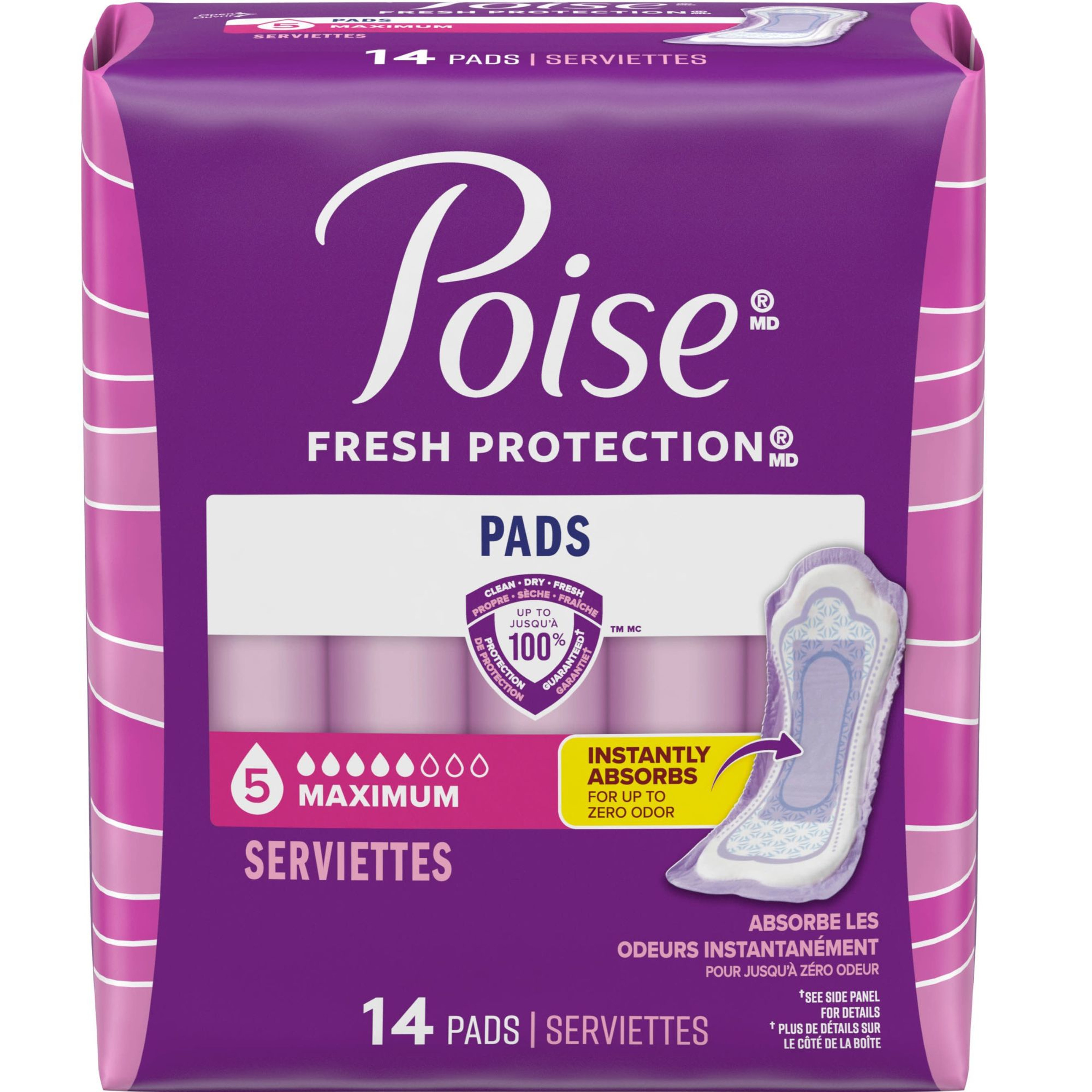 Poise Original Pads, Maximum