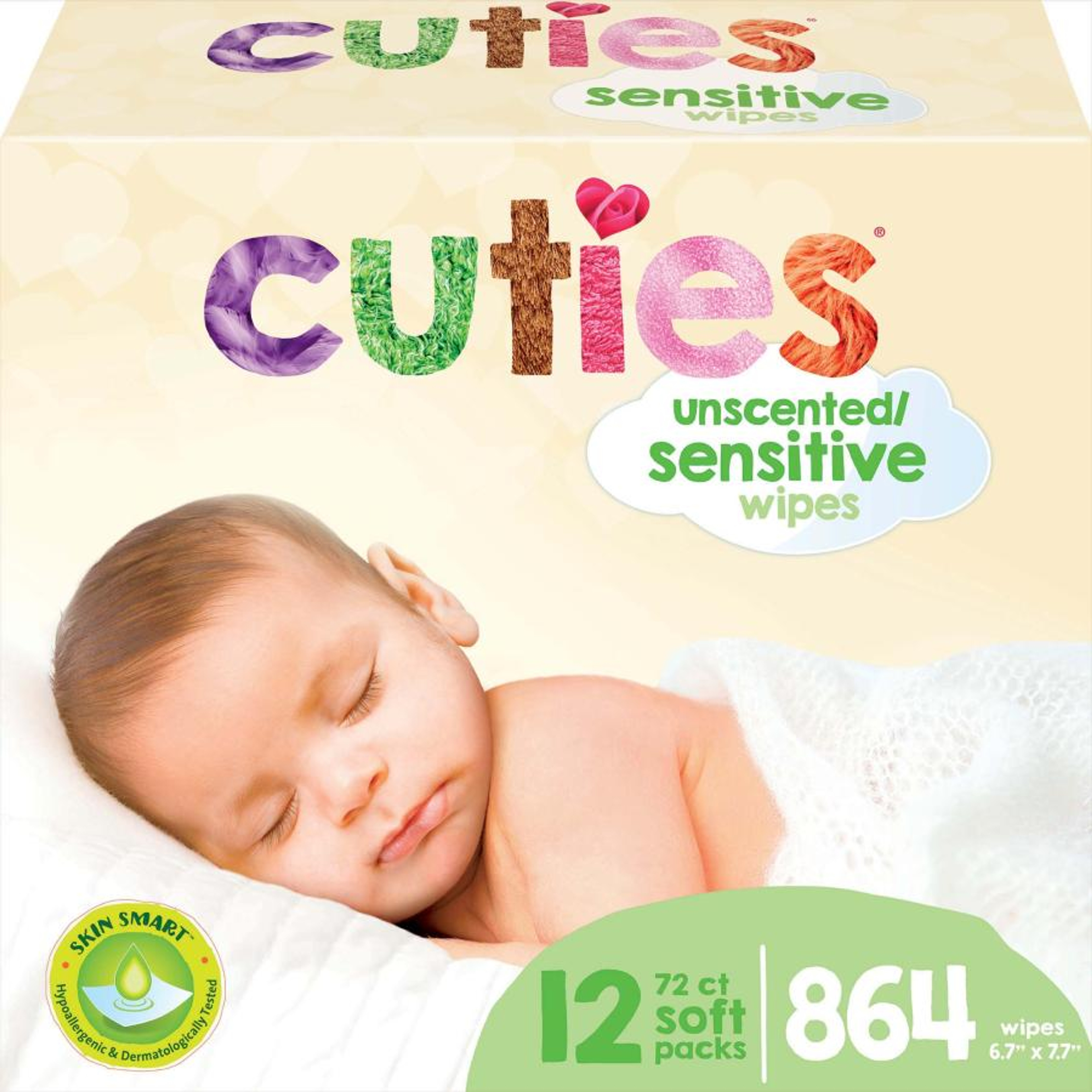 Cuties Baby Wipes with Aloe and Vitamin E
