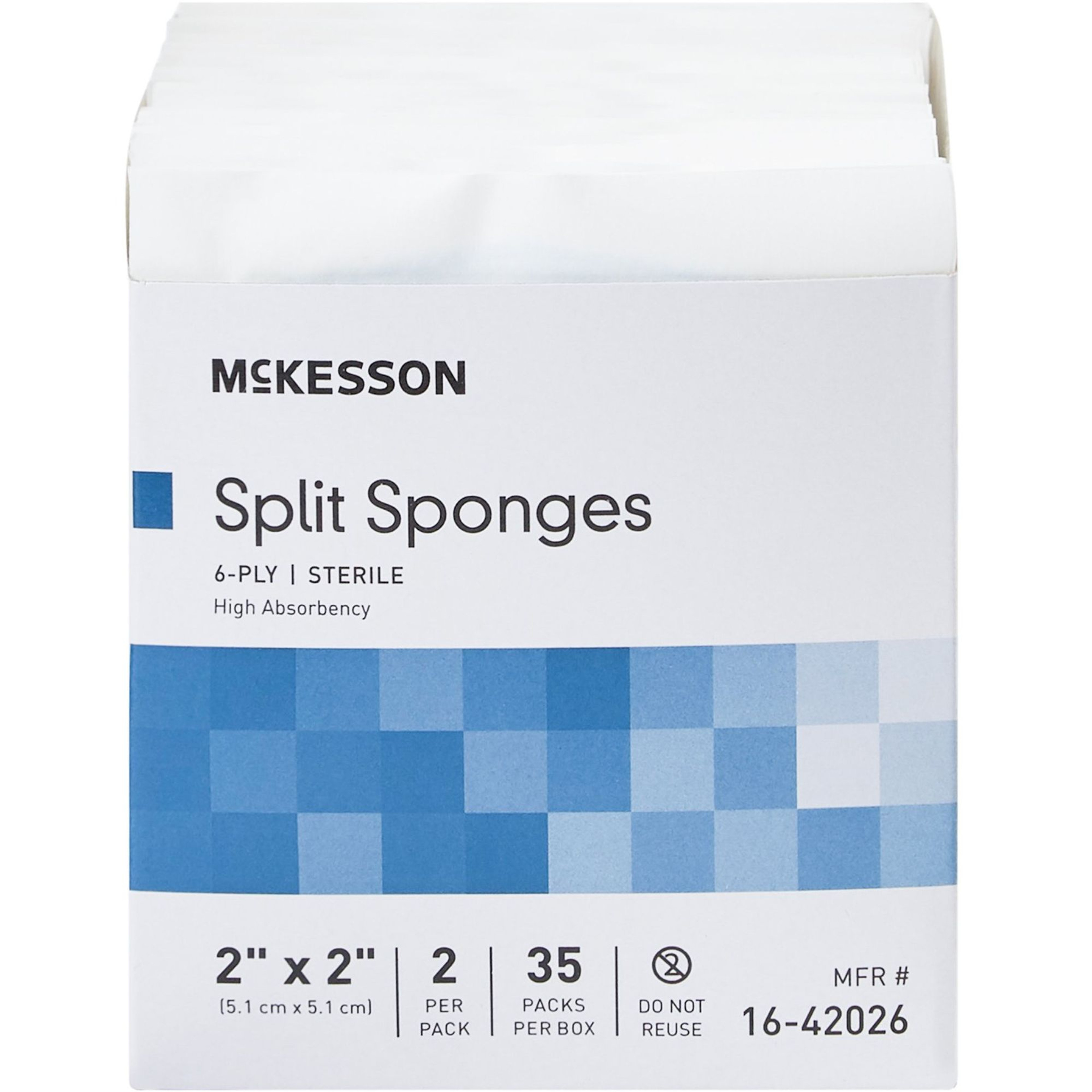 McKesson Split Sponges