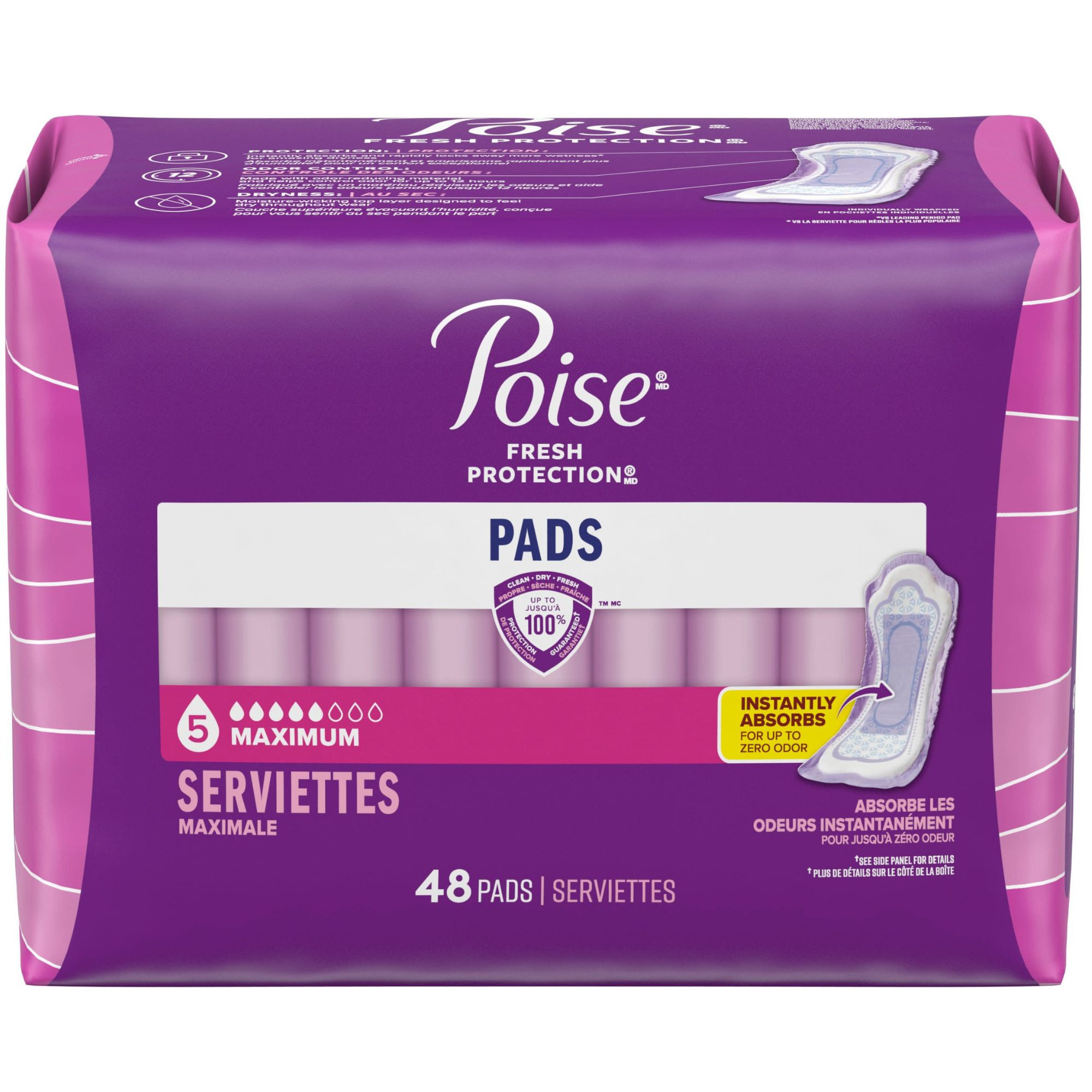 Poise Original Pads, Maximum