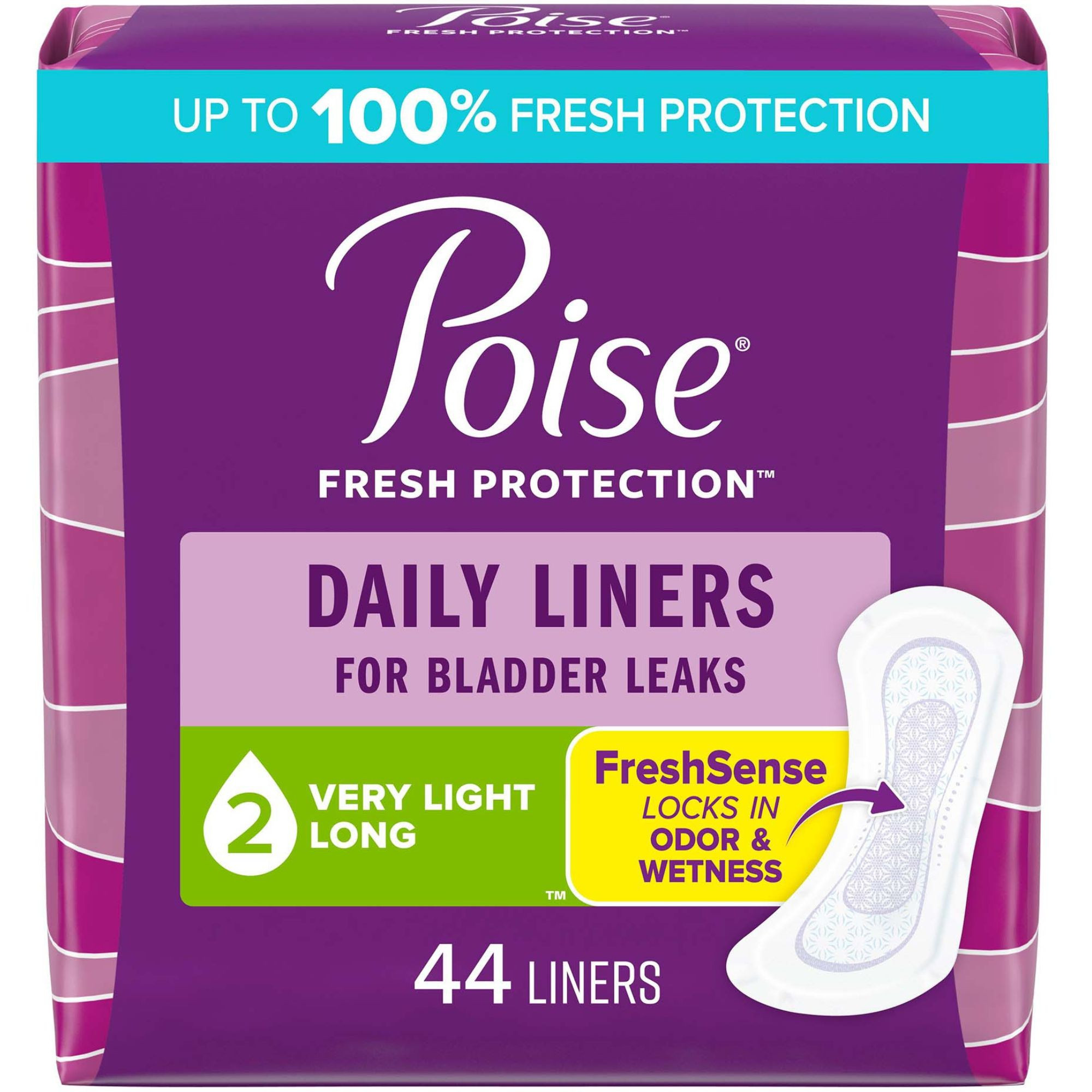 Poise Daily Liners, Very Light