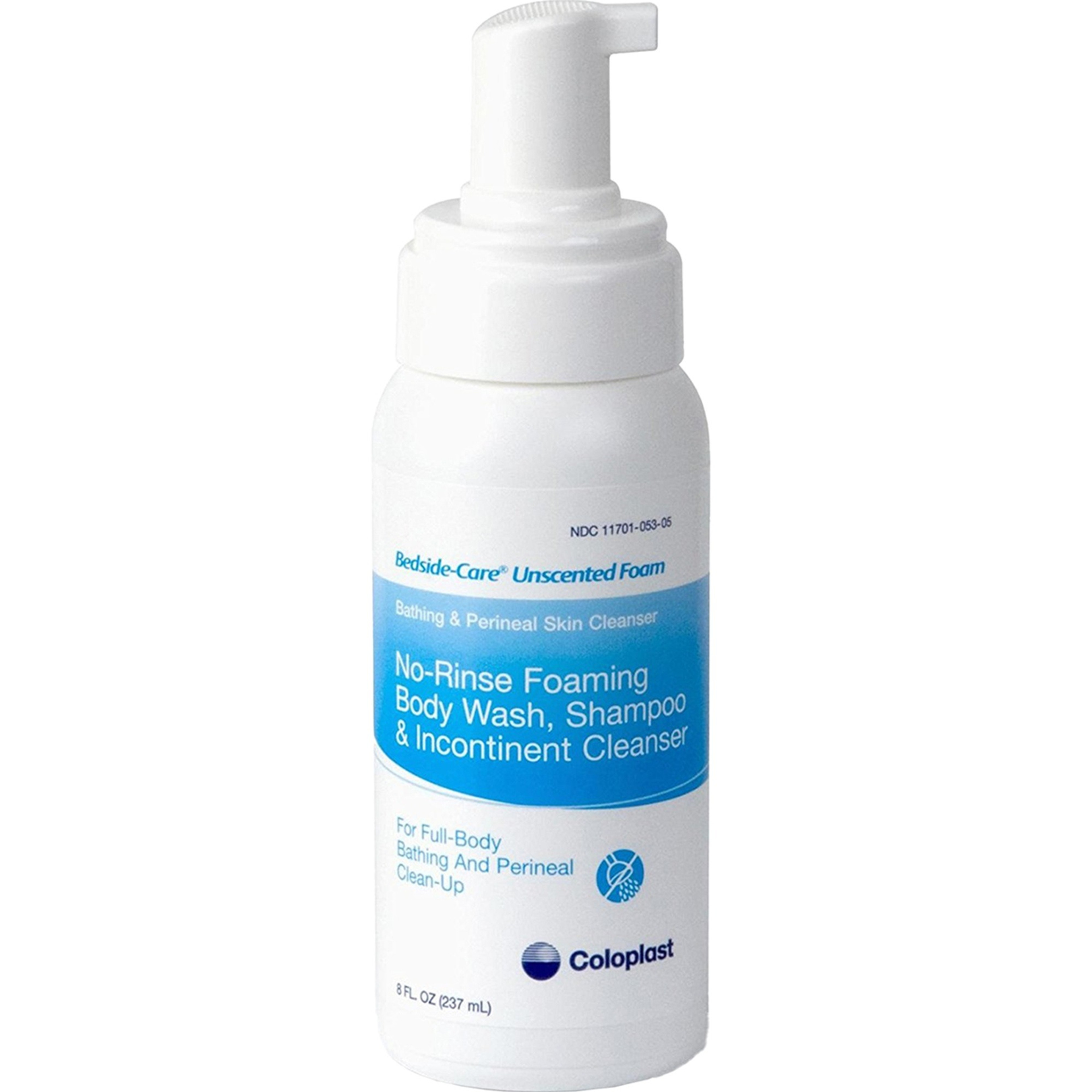 Coloplast Bedside-Care Rinse-Free Shampoo and Body Wash Foam