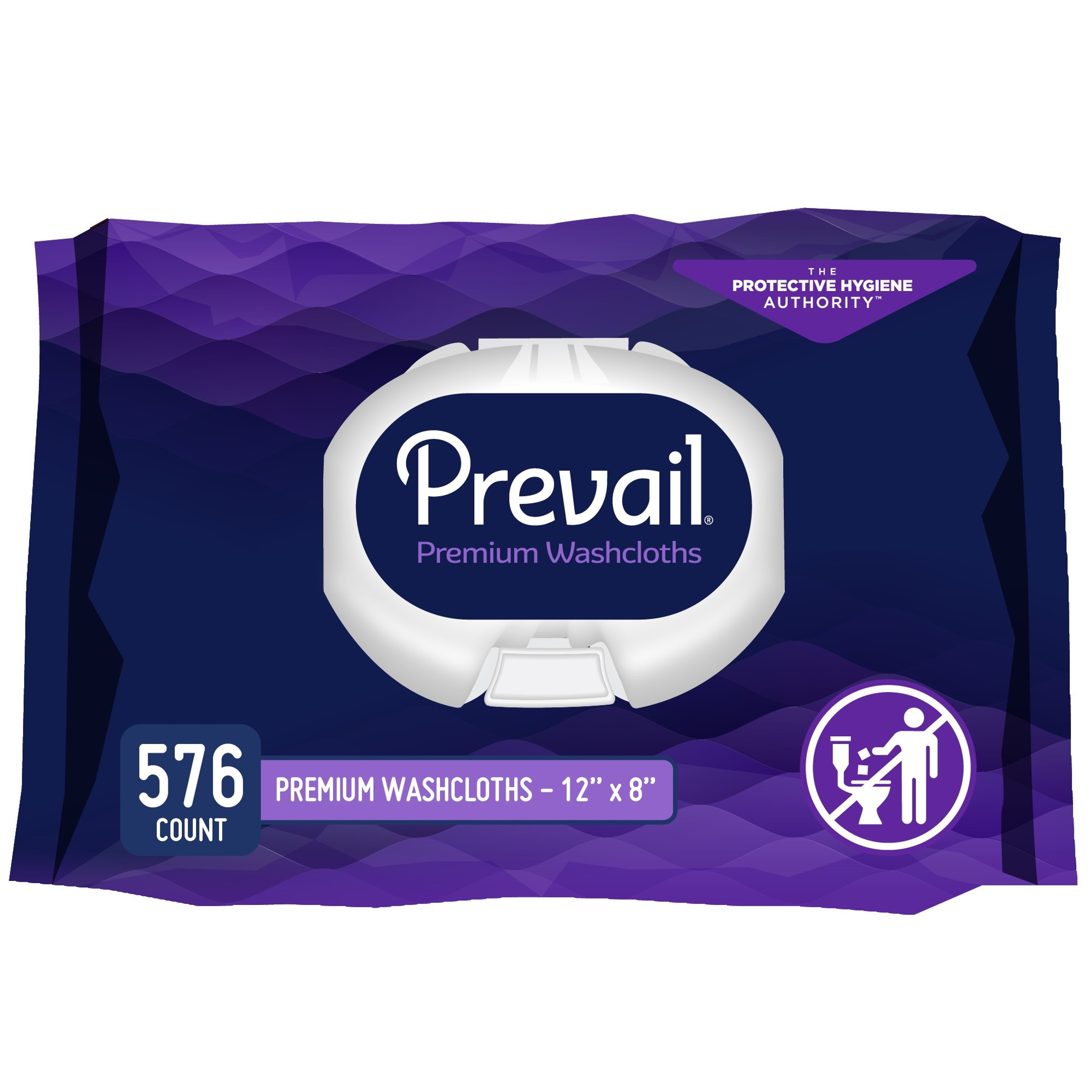 Prevail Premium Incontinence Quilted Washcloths with Lotion