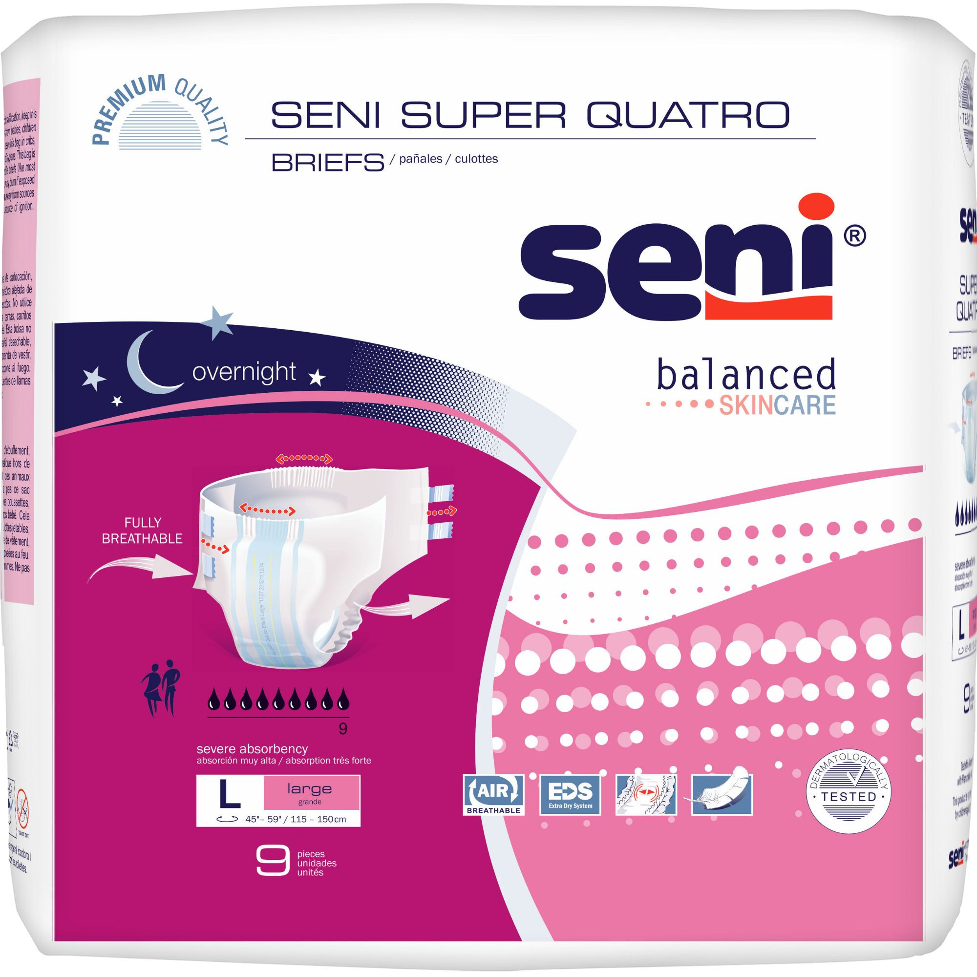 Seni Super Quatro Adult Diapers with Tabs