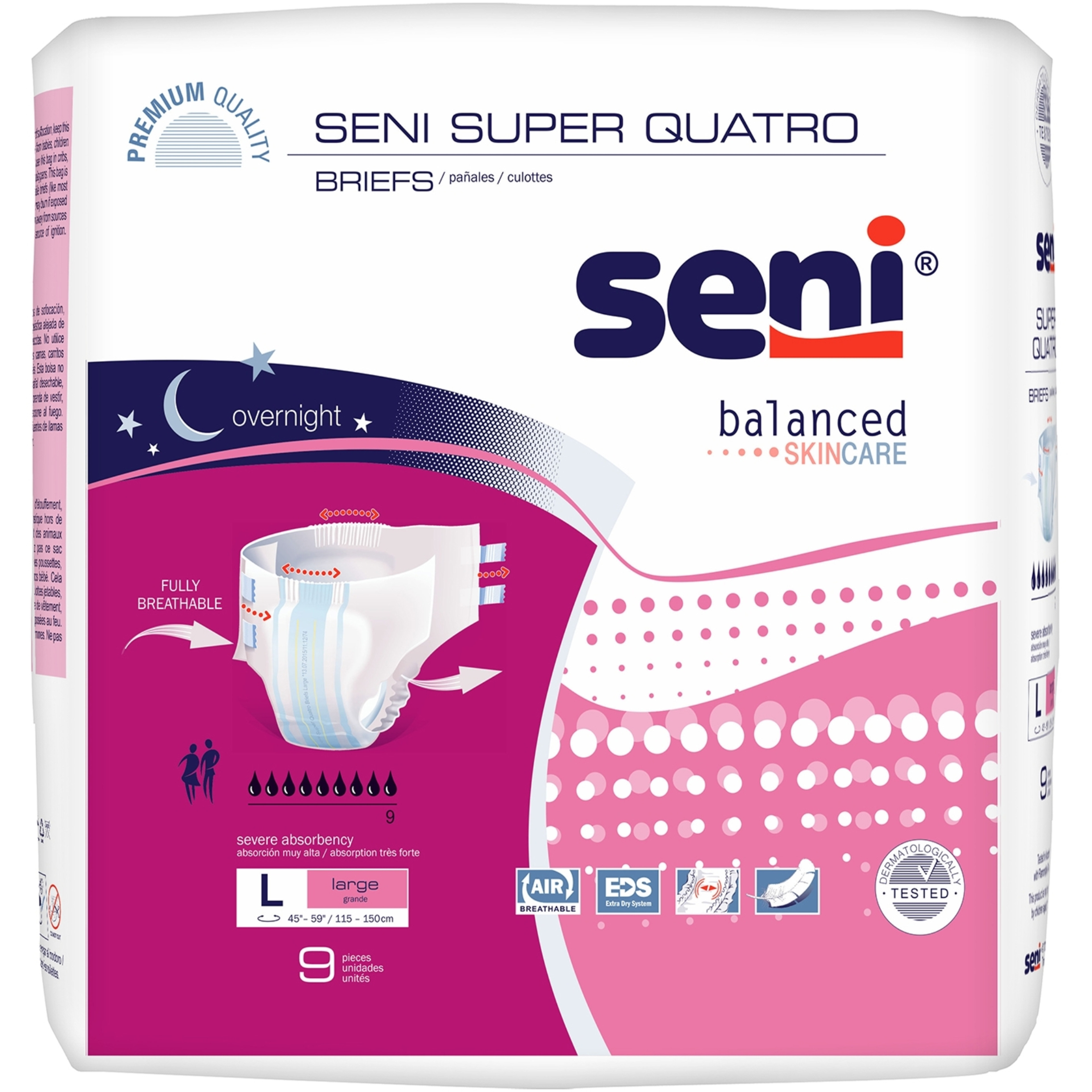 Seni Super Quatro Adult Diapers with Tabs