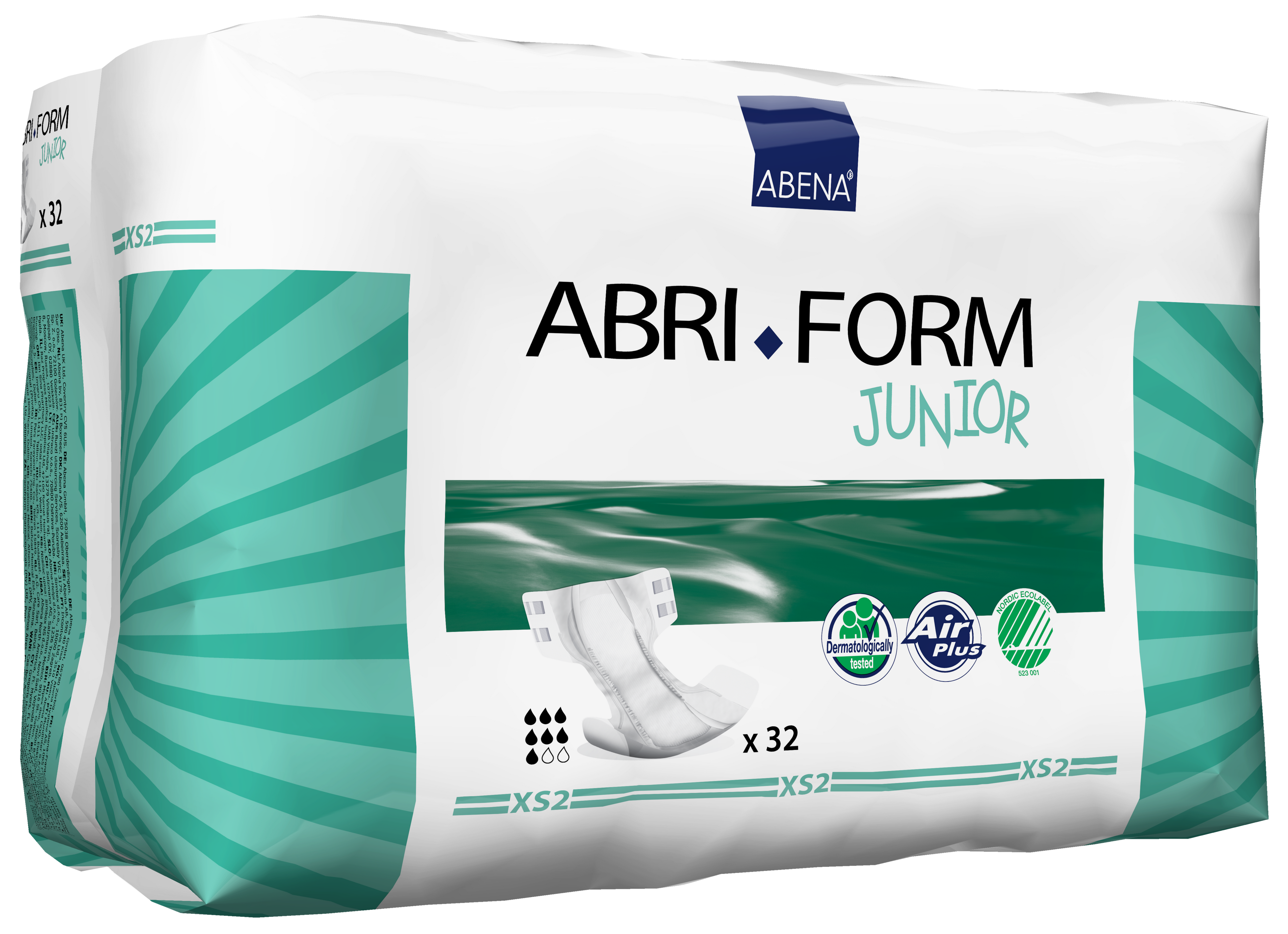 Abena Abri-Form Junior Diapers with Tabs, XS2