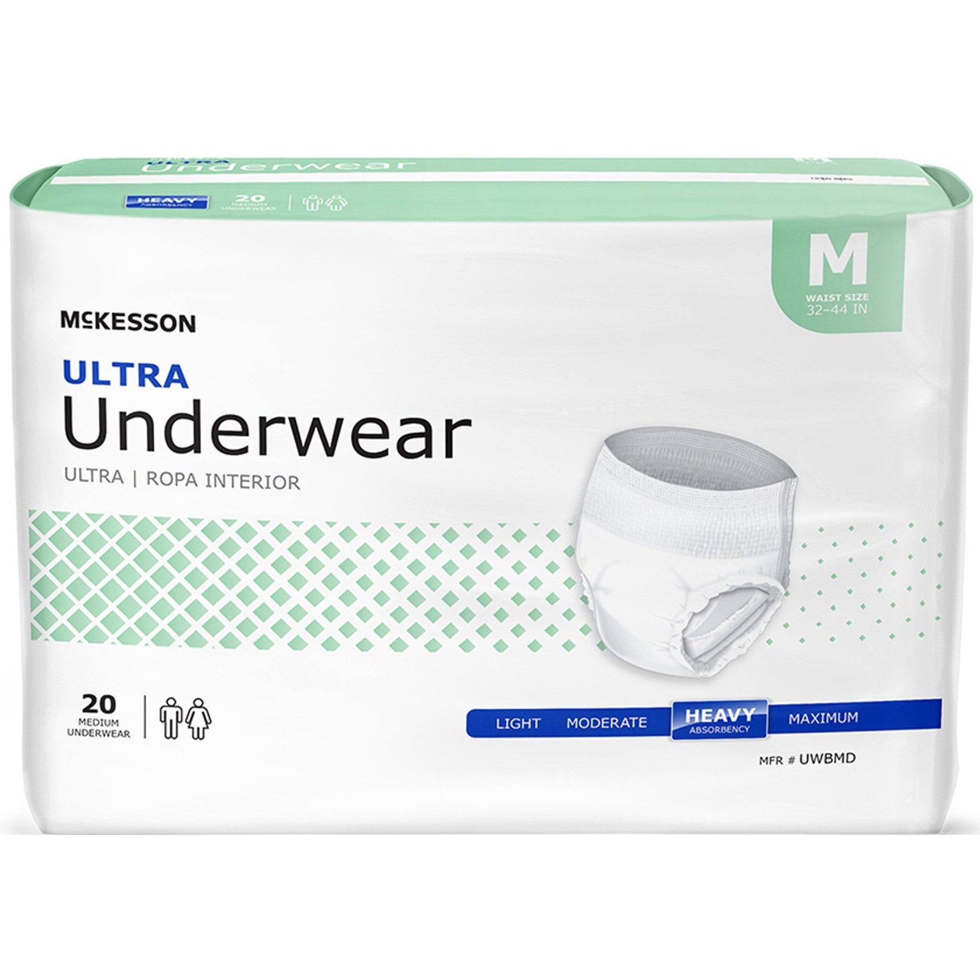 McKesson Ultra Pull-Up Underwear, Heavy
