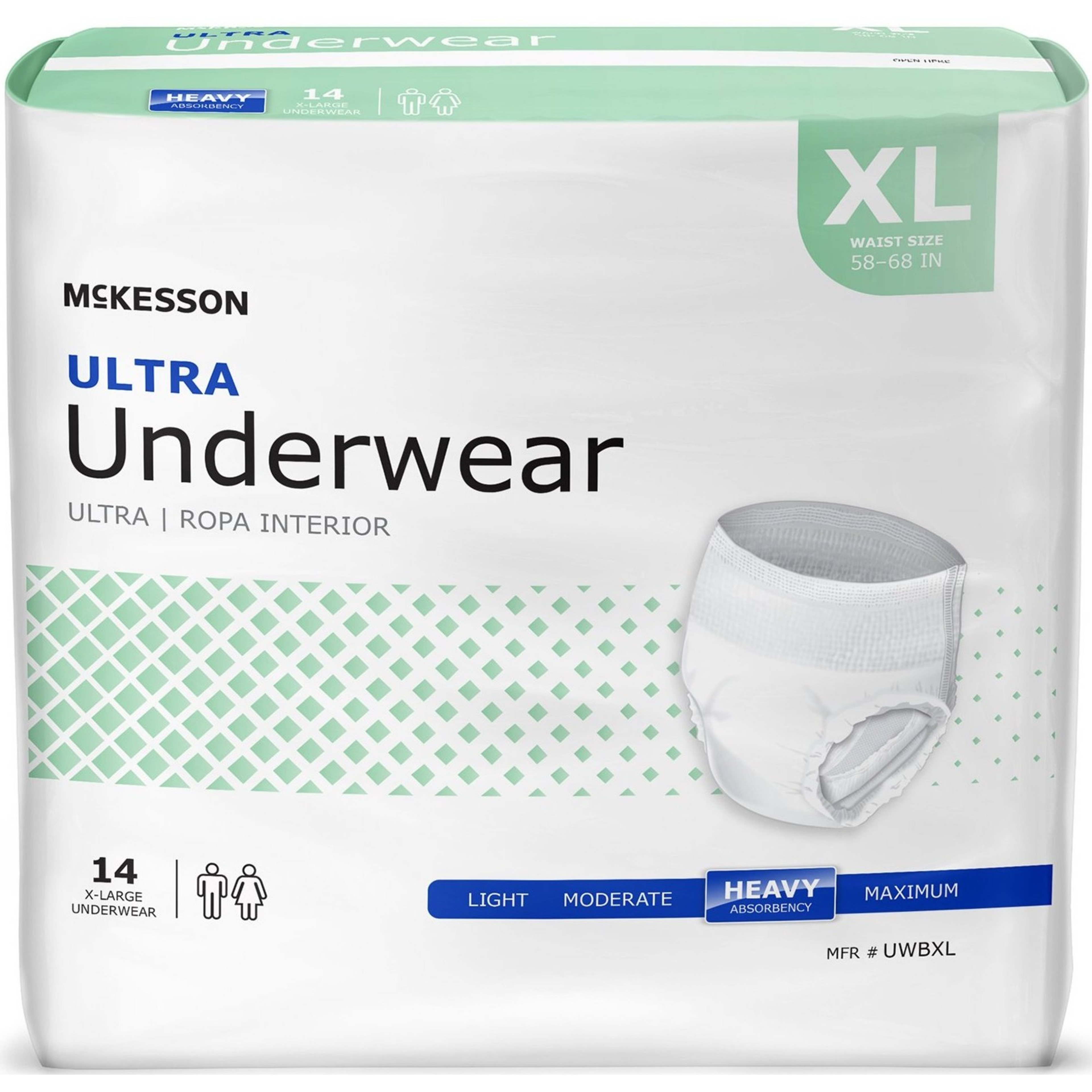 McKesson Ultra Pull-Up Underwear, Heavy