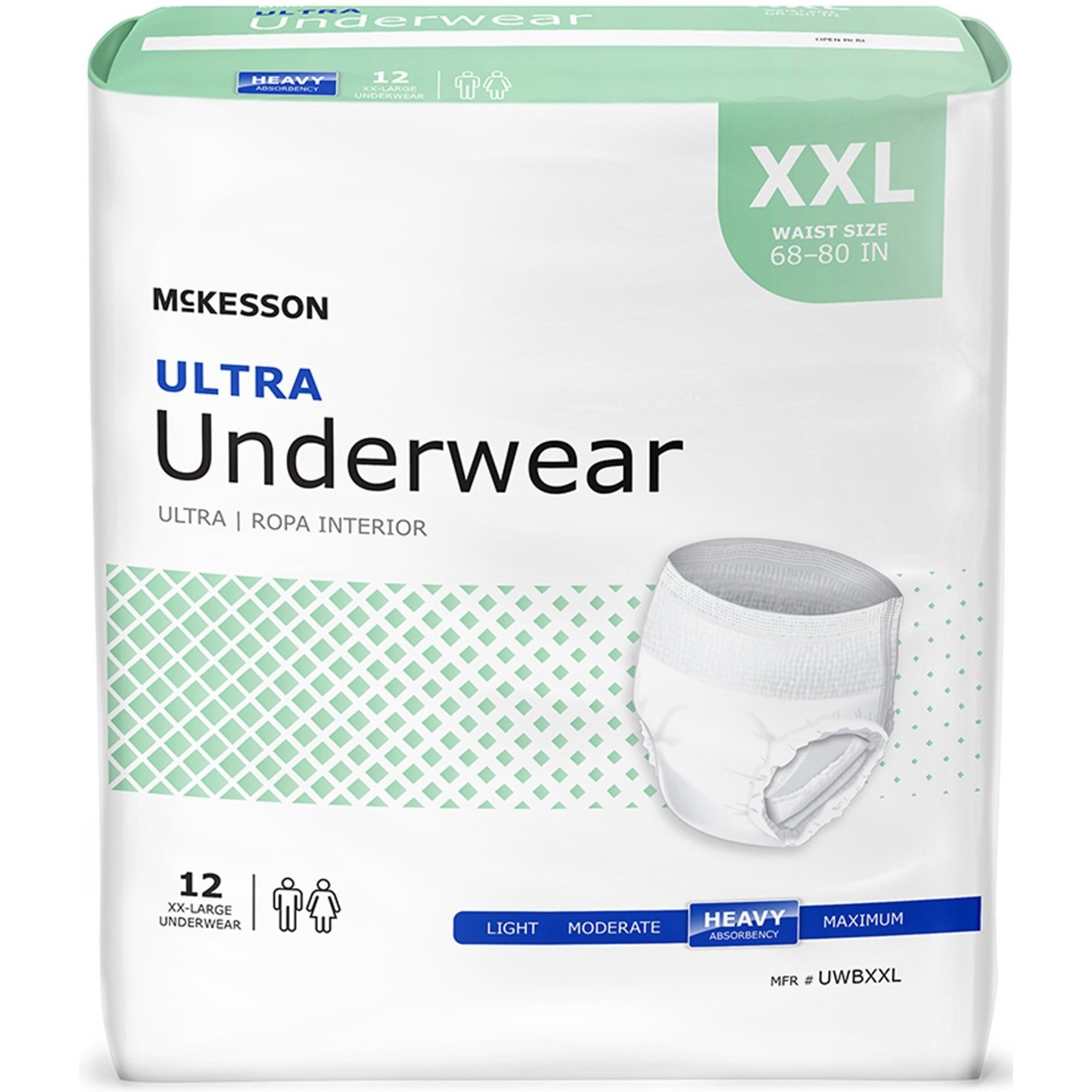 McKesson Ultra Pull-Up Underwear, Heavy