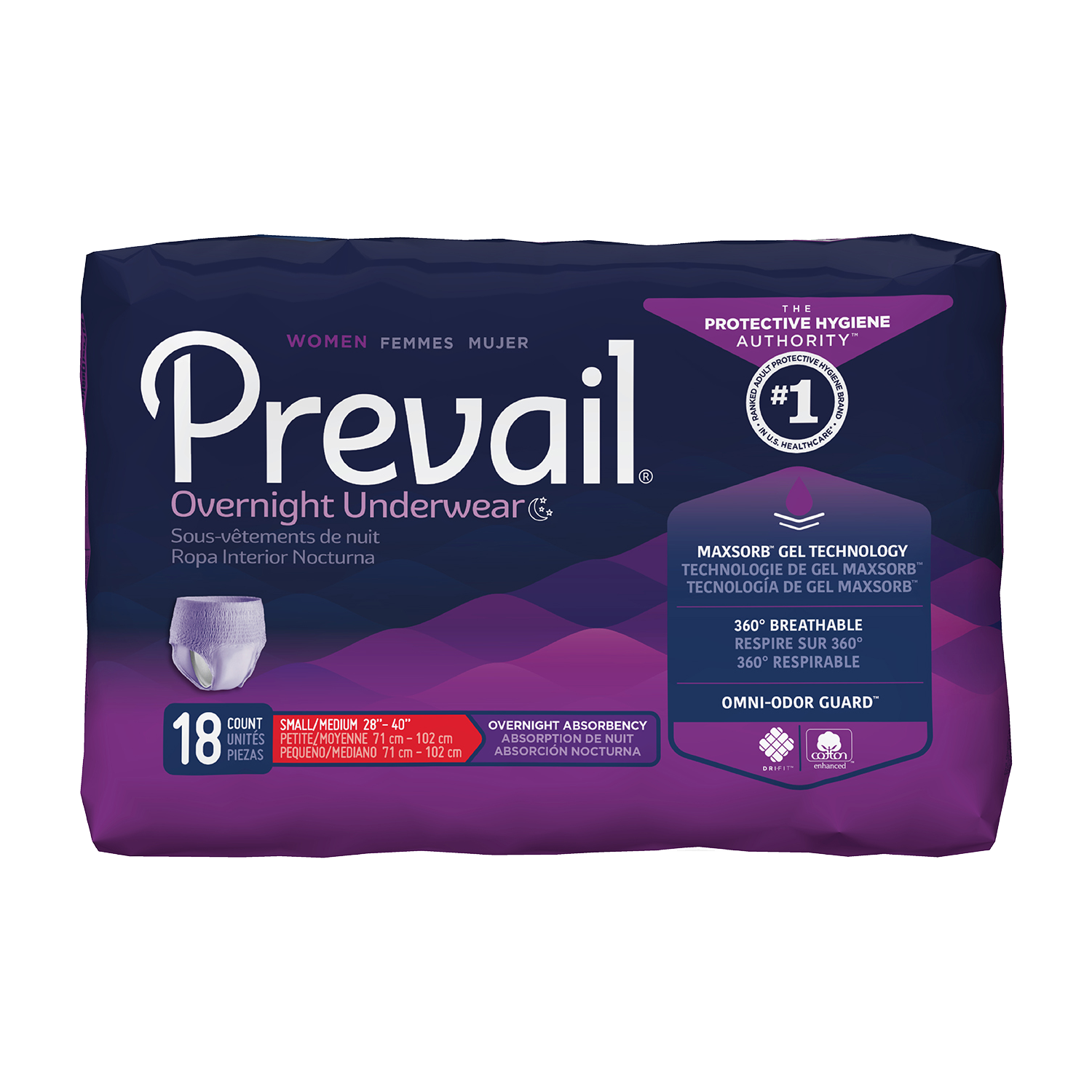Prevail Overnight Pull-Up Underwear for Women