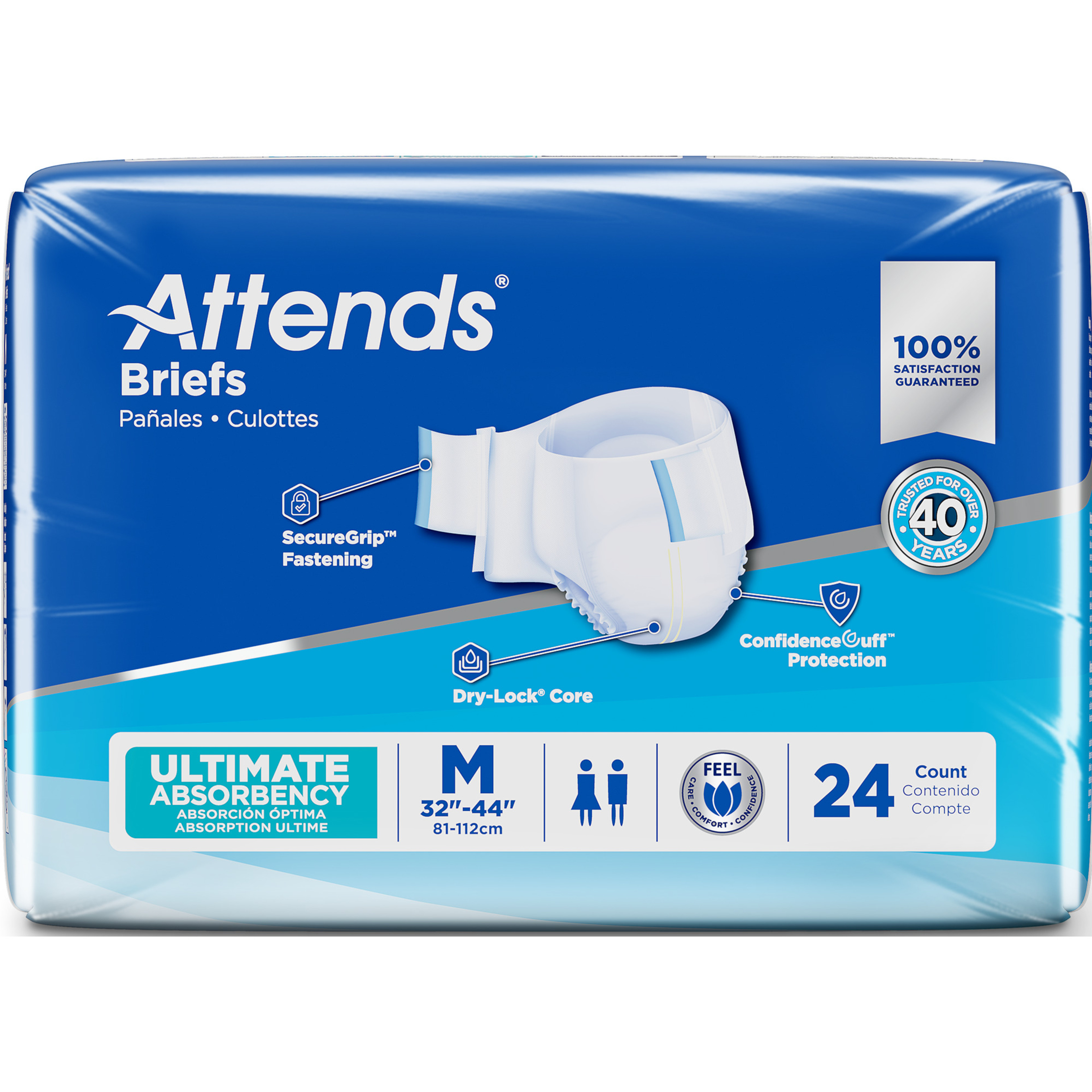 Attends Adult Incontinence Briefs, Ultimate Absorbency