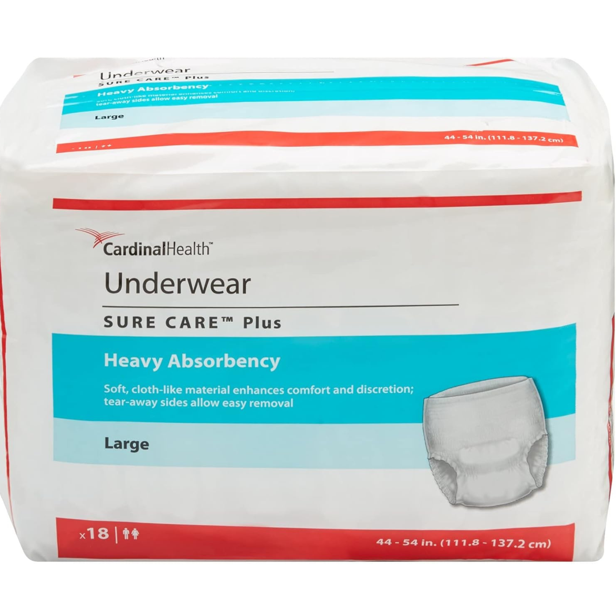 Cardinal Sure Care Plus Protective Pull-Up Underwear, Heavy Absorbency