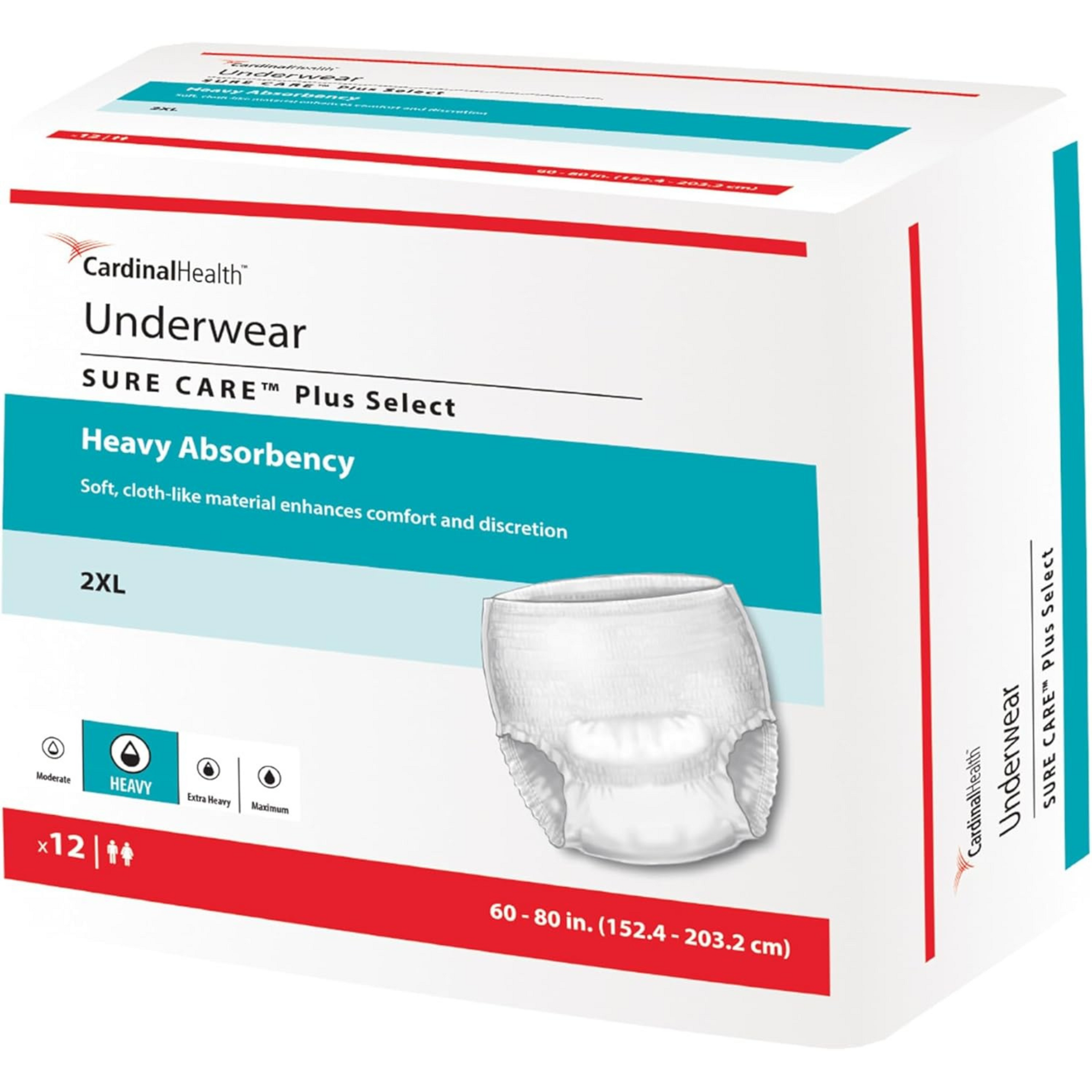 Cardinal Sure Care Plus Protective Pull-Up Underwear, Heavy Absorbency