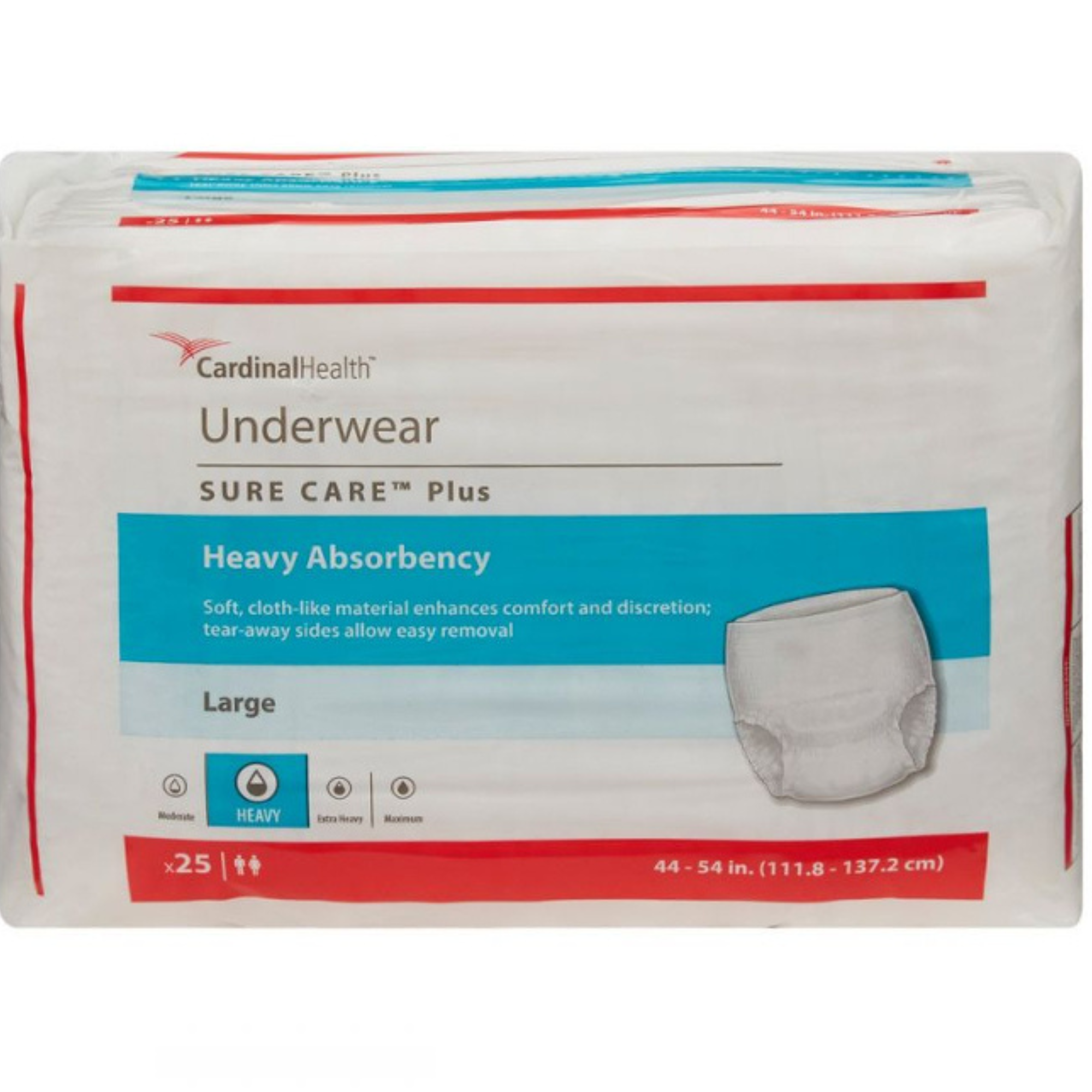 Cardinal Sure Care Plus Protective Pull-Up Underwear, Heavy Absorbency