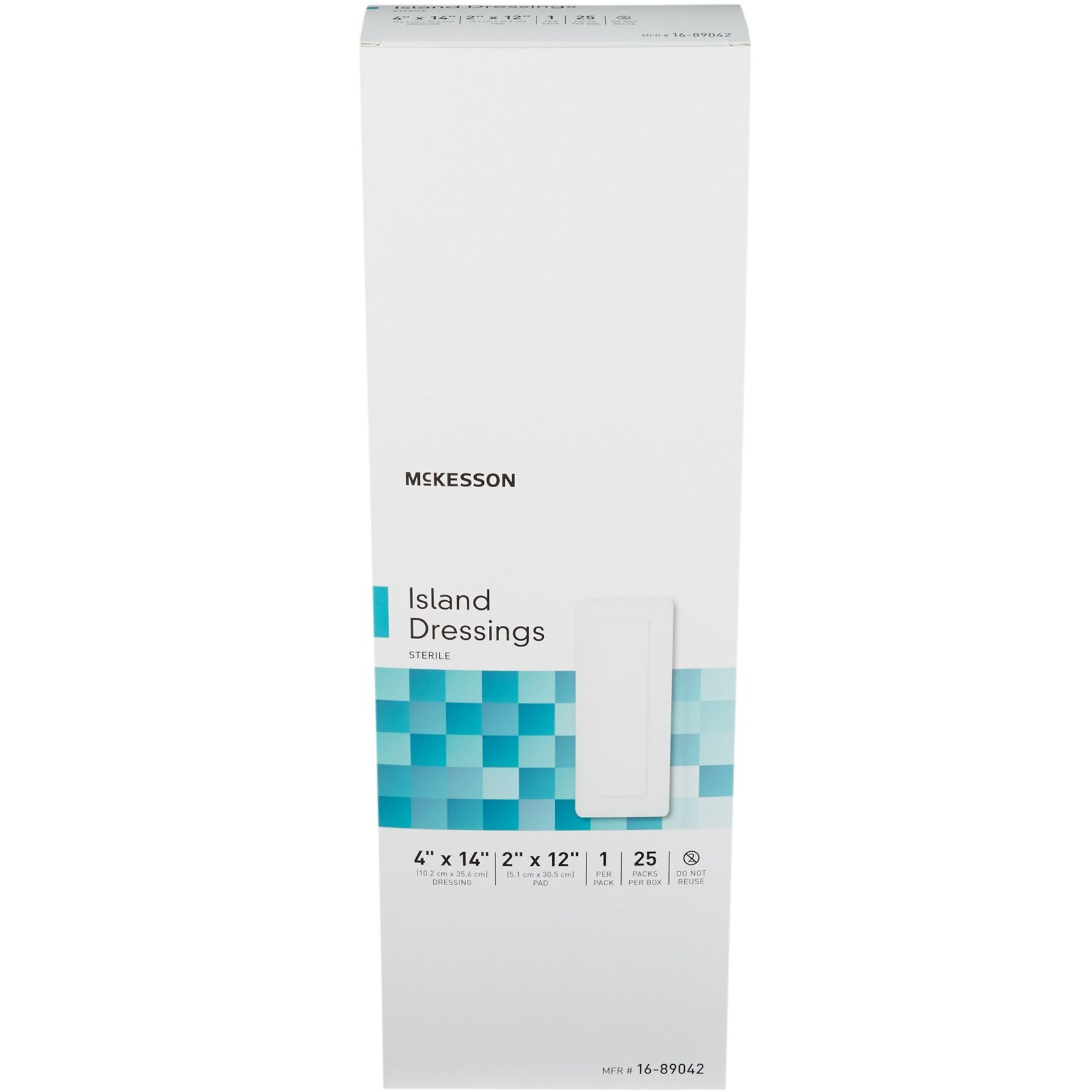 McKesson Rectangle Island Dressings, Sterile