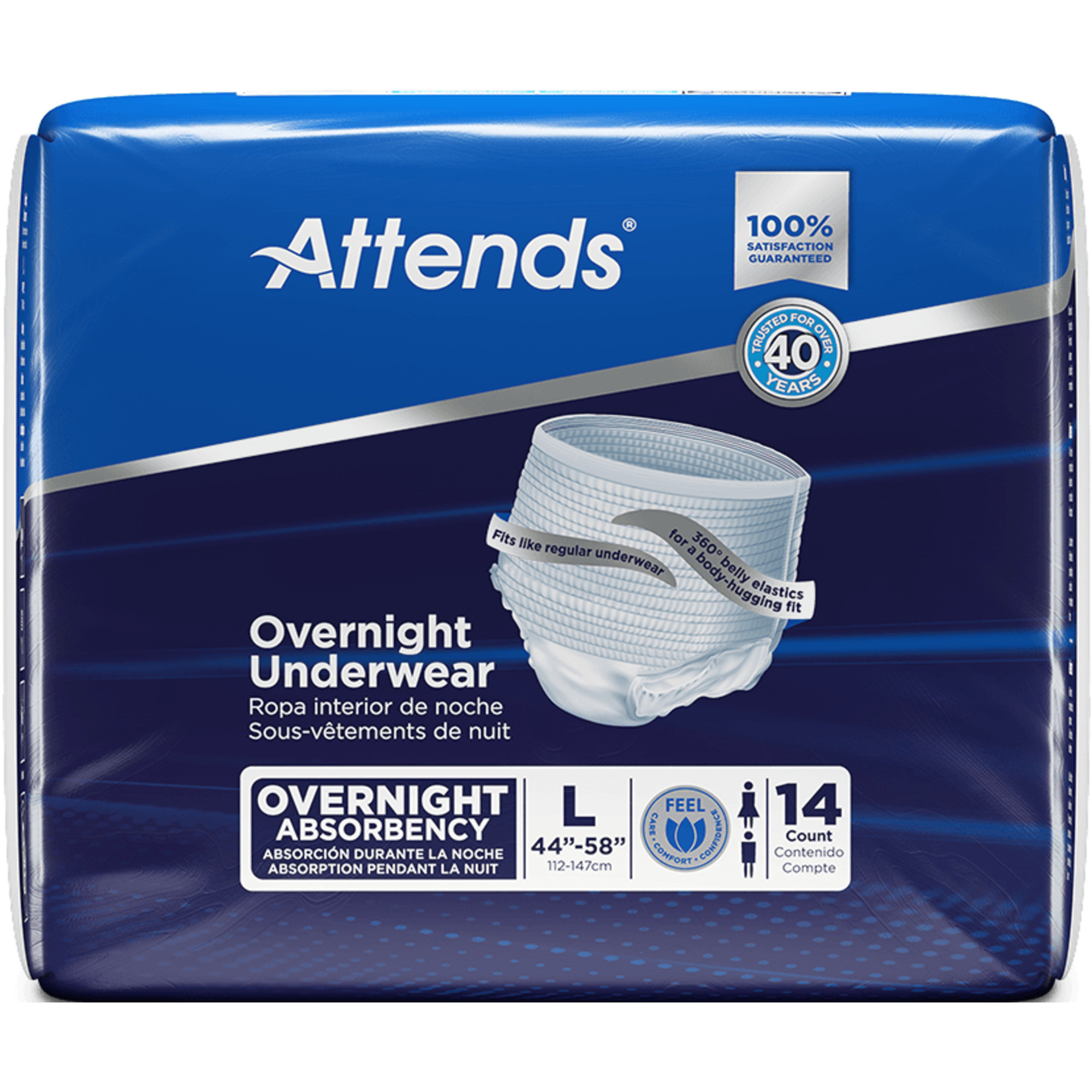 Attends Overnight Adult Incontinence Pull-Up Underwear