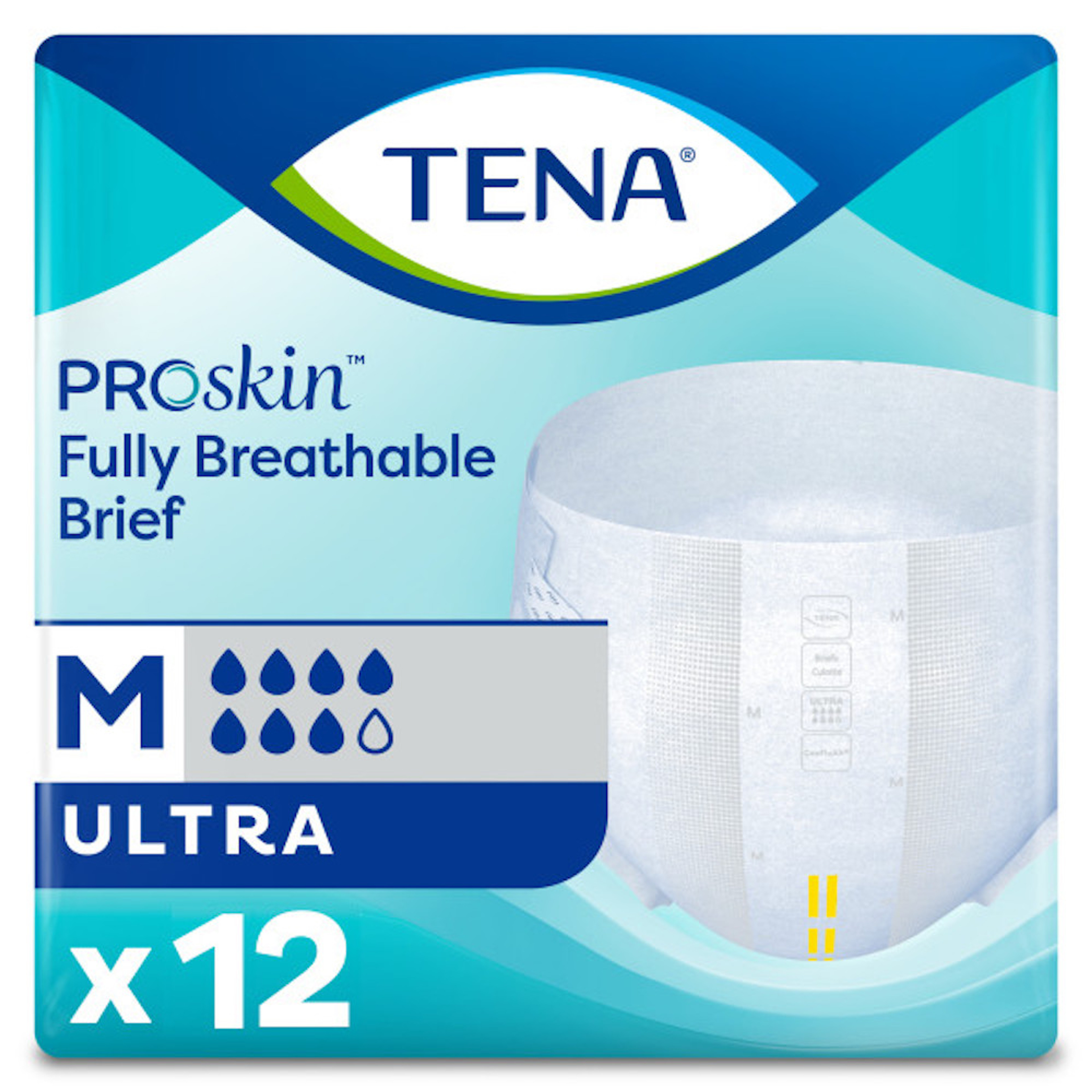 TENA ProSkin Ultra Adult Incontinence Brief, Heavy Absorbency