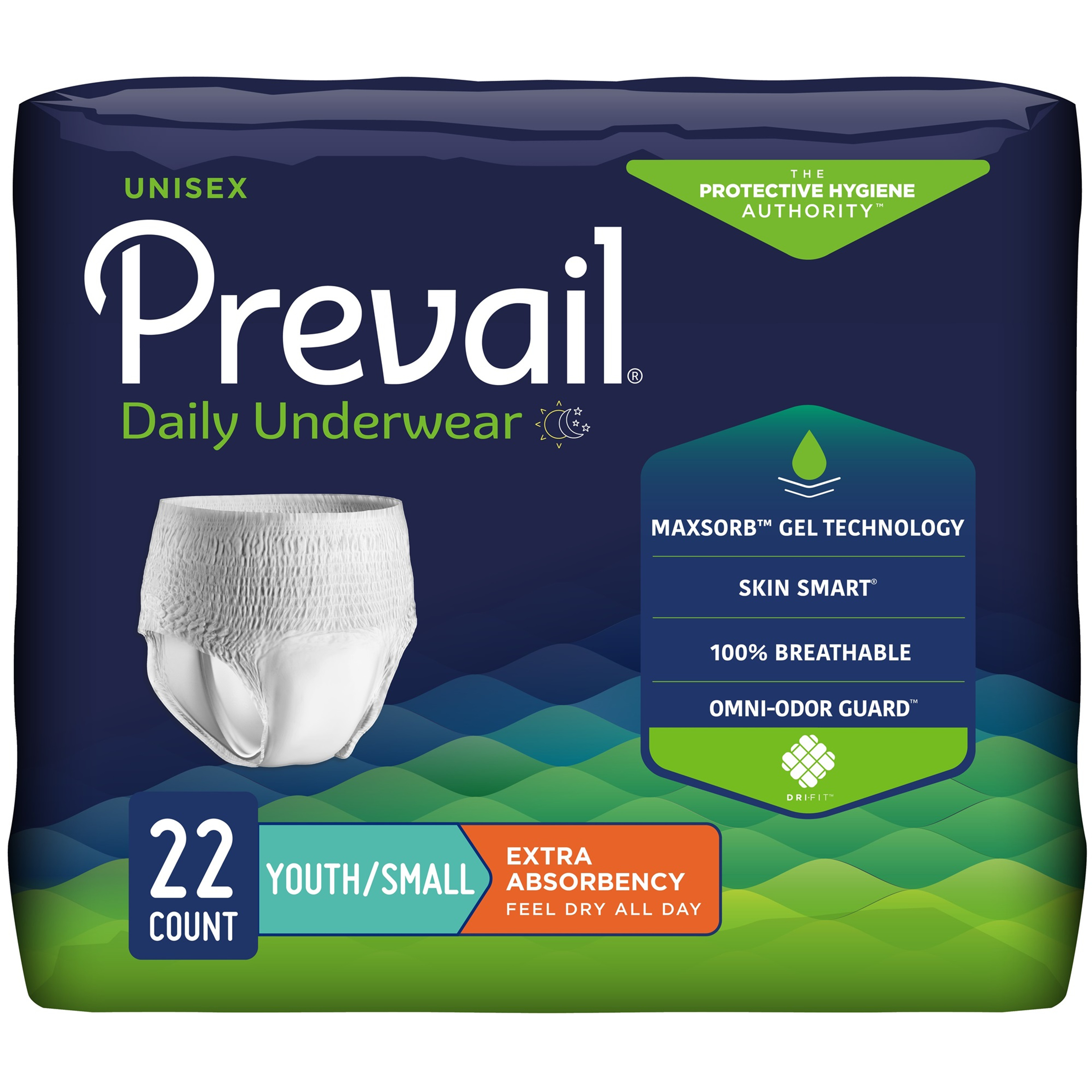 Prevail Adult Incontinence Pull-Up Underwear for Men & Women, Extra Absorbency