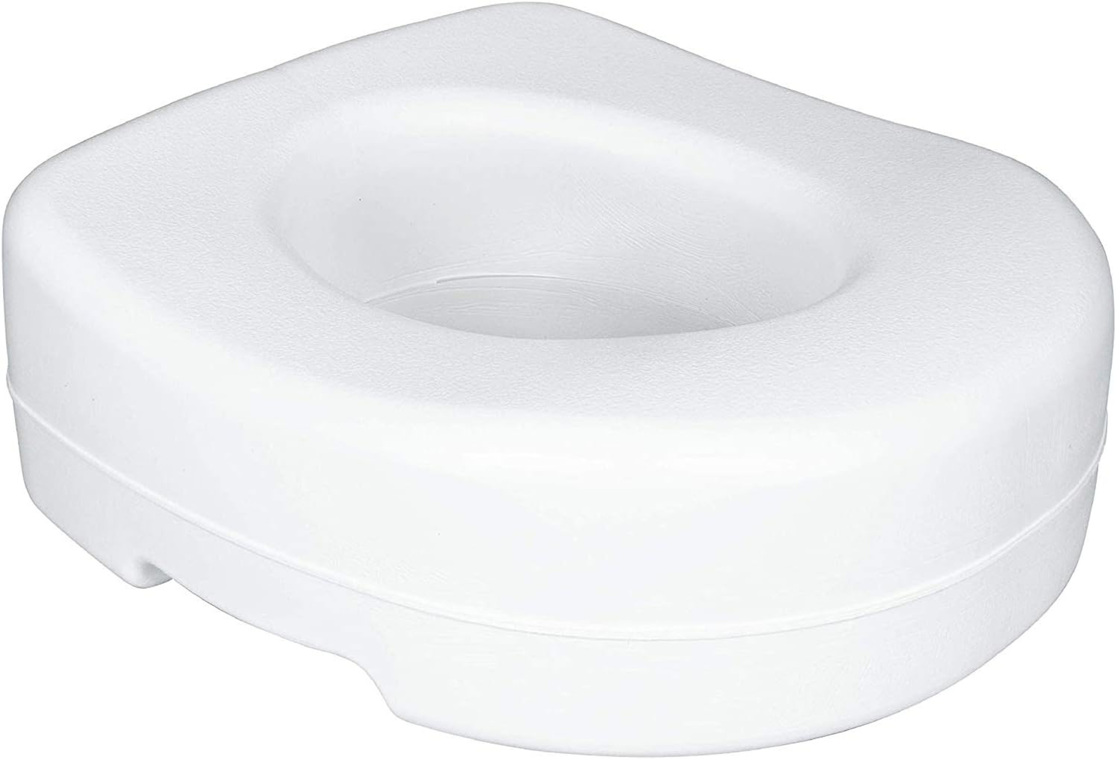 Carex Raised Toilet Seat with Rubber Pads, 5.5'