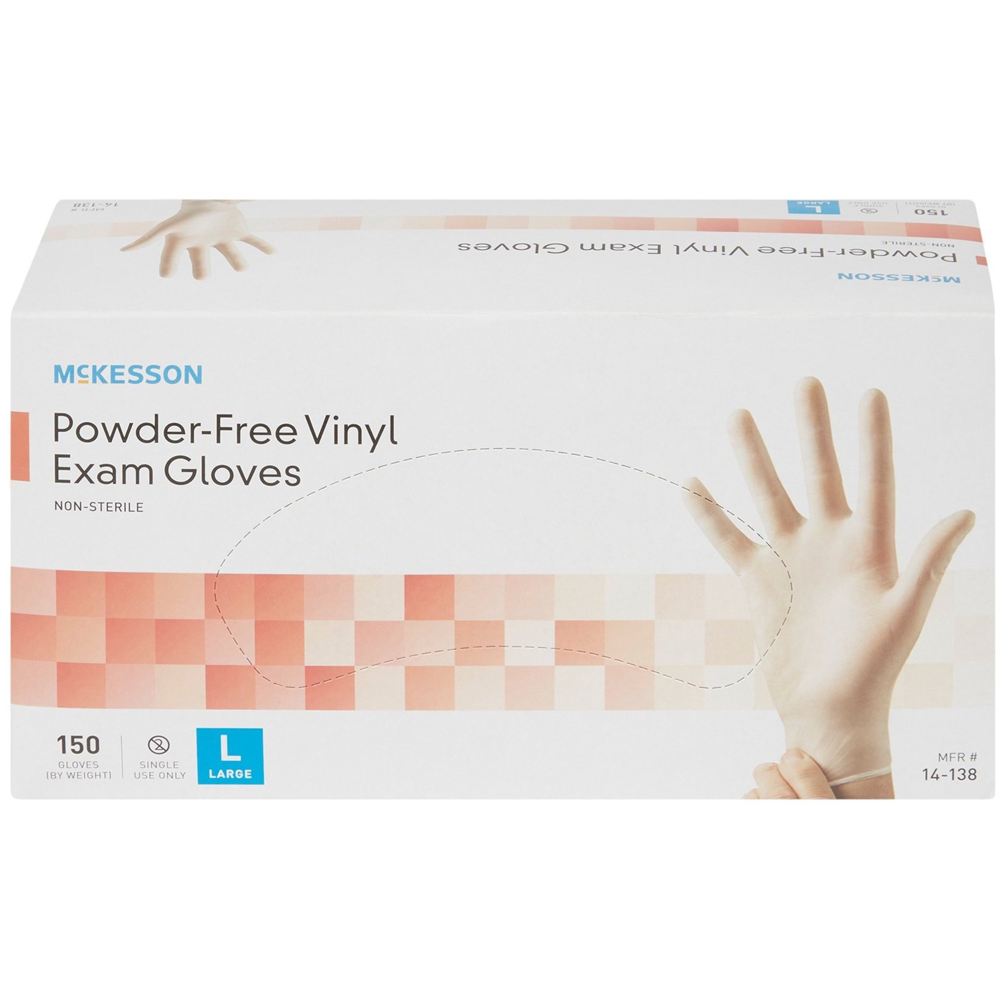 McKesson Vinyl Powder-Free Exam Gloves