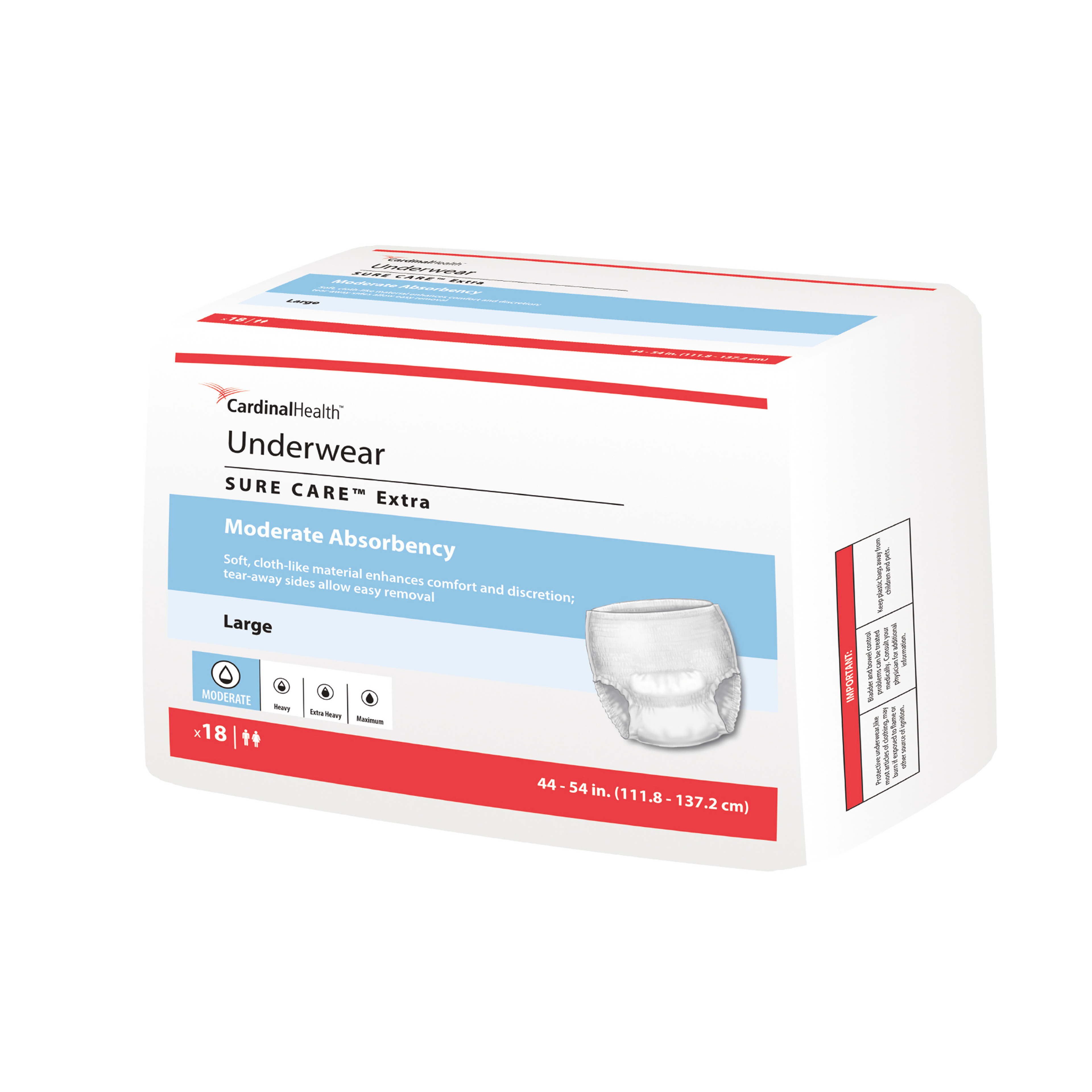 Simplicity Extra Pull-Up Underwear, Moderate