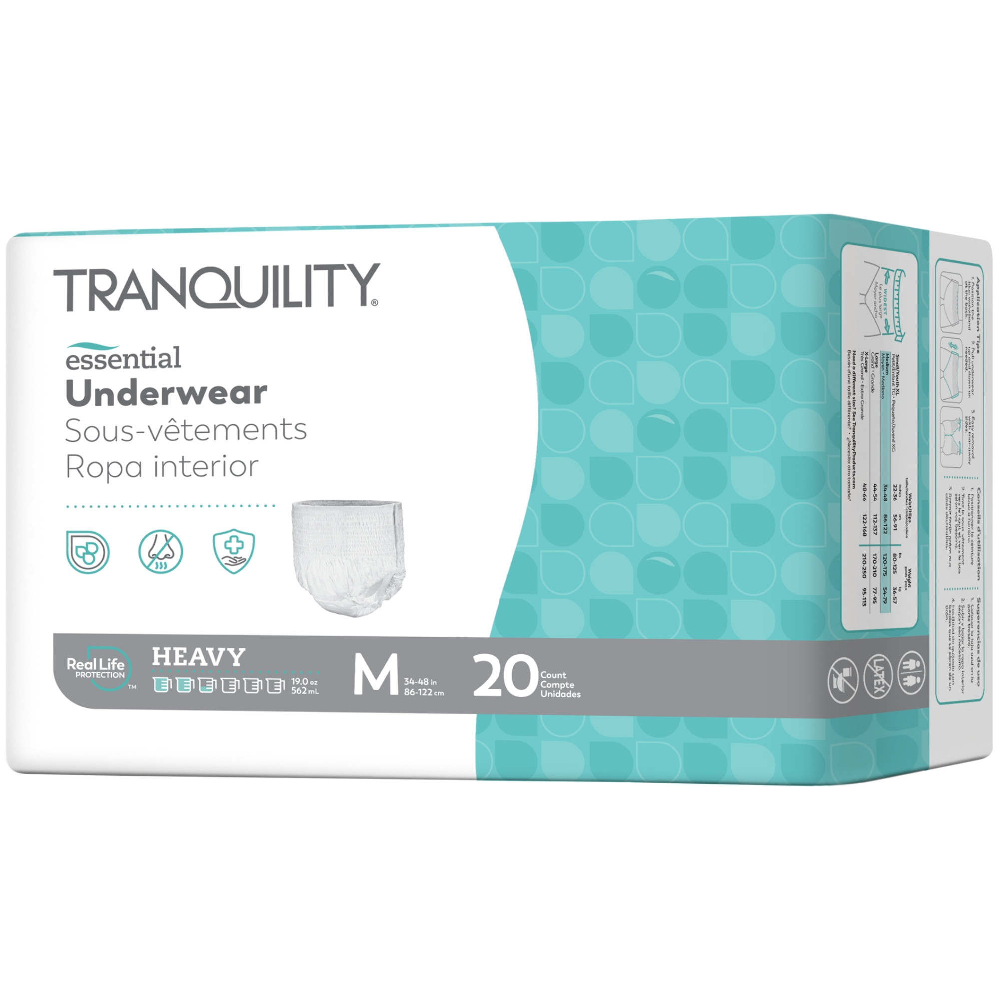 Tranquility Essential Adult Incontinence Pull-Up Underwear, Heavy Absorbency
