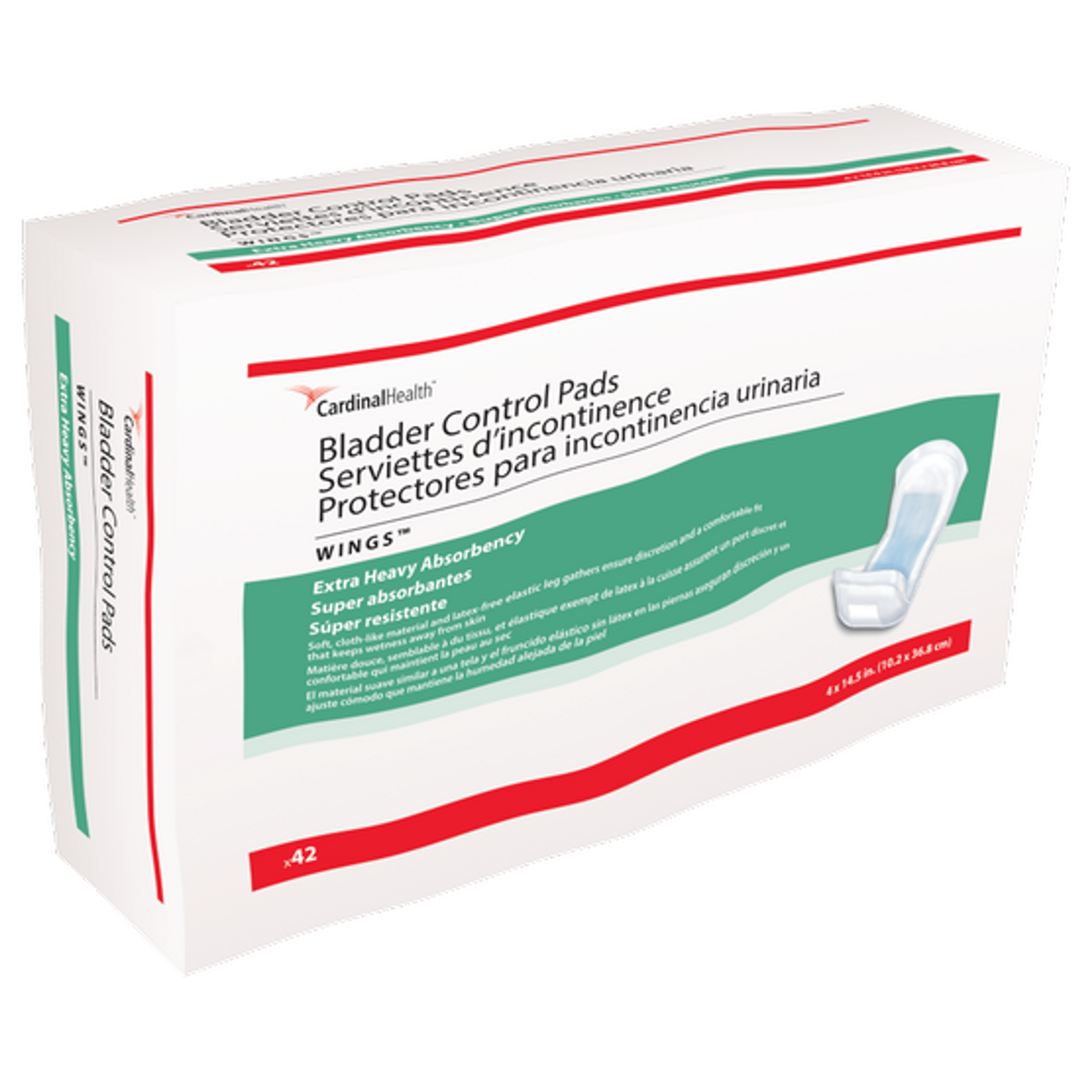Cardinal Sure Care Pads, Extra Heavy Absorbency