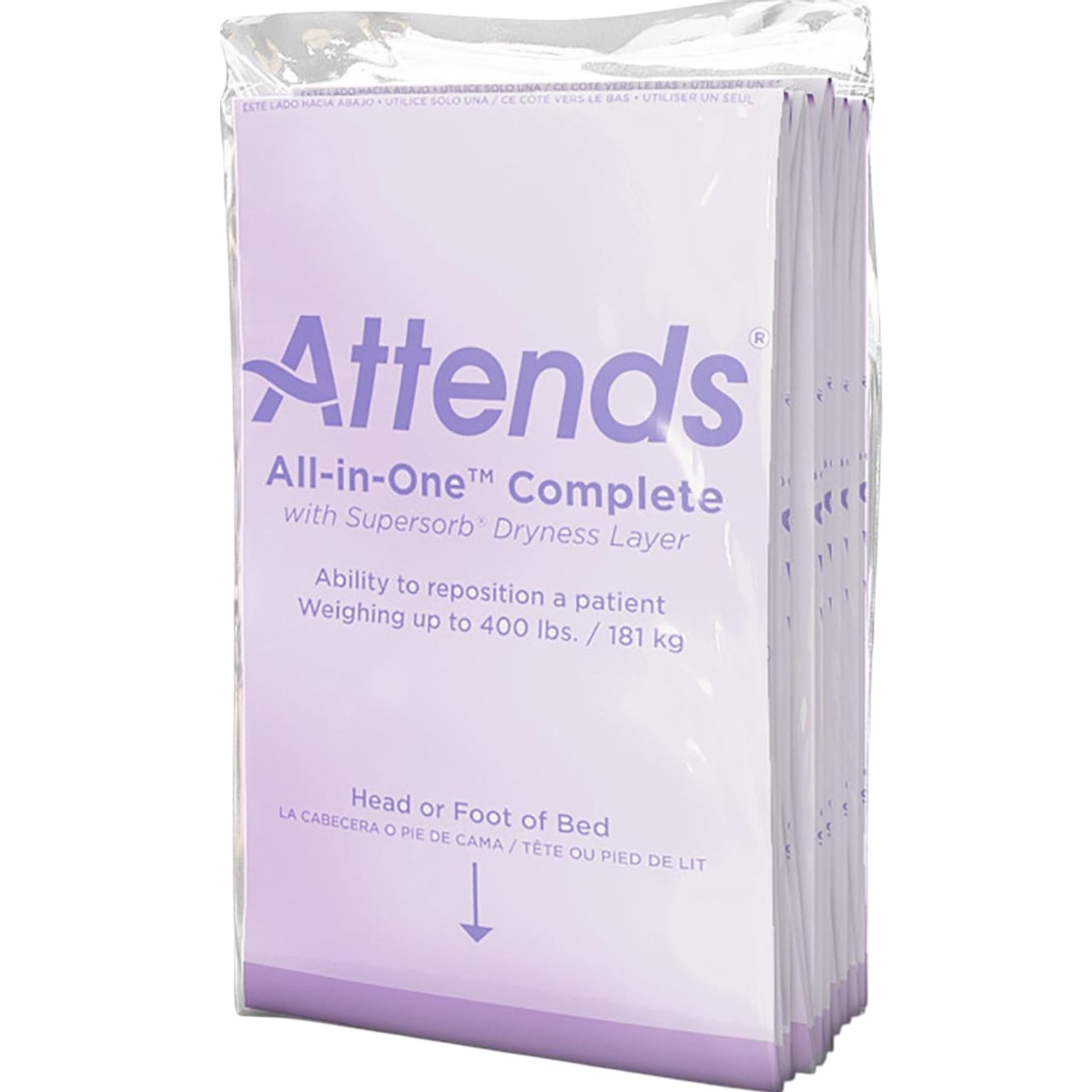 Attends Supersorb Maximum Incontinence Underpads, Heavy Absorbency