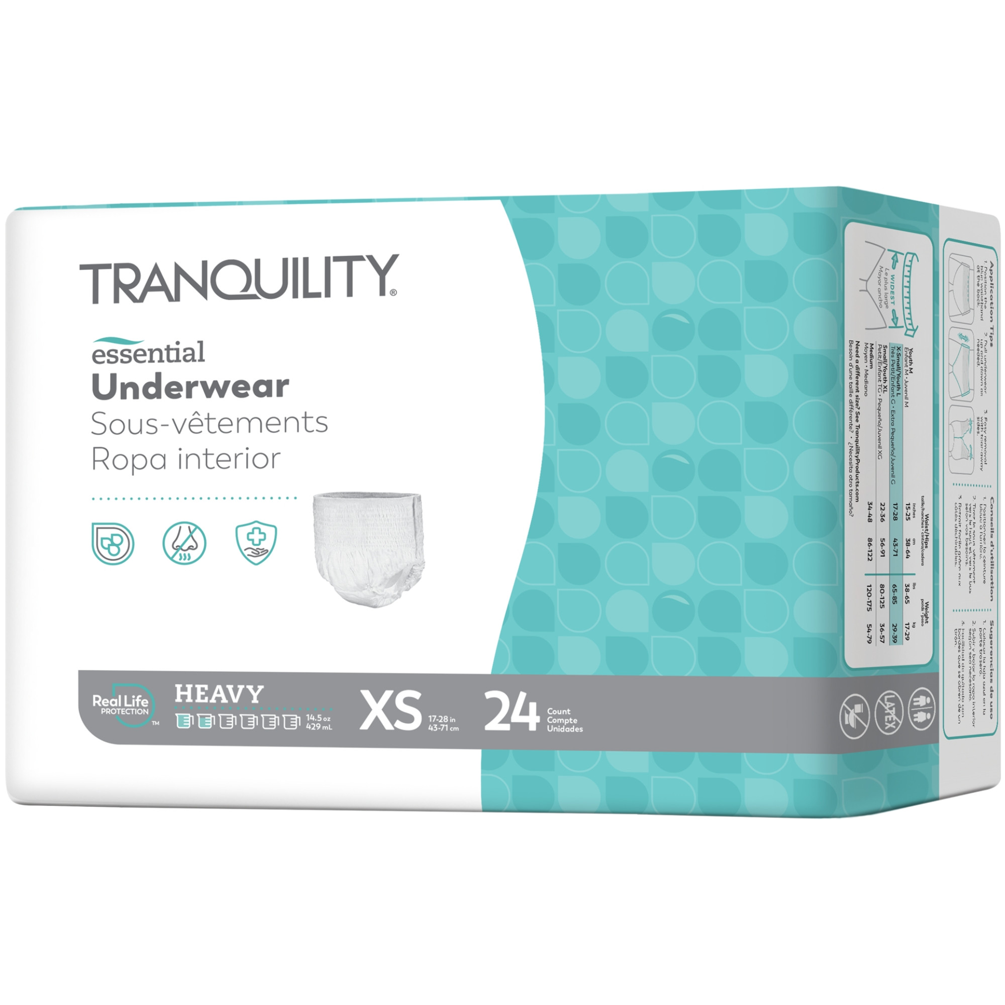 Tranquility Essential Adult Incontinence Pull-Up Underwear, Heavy Absorbency