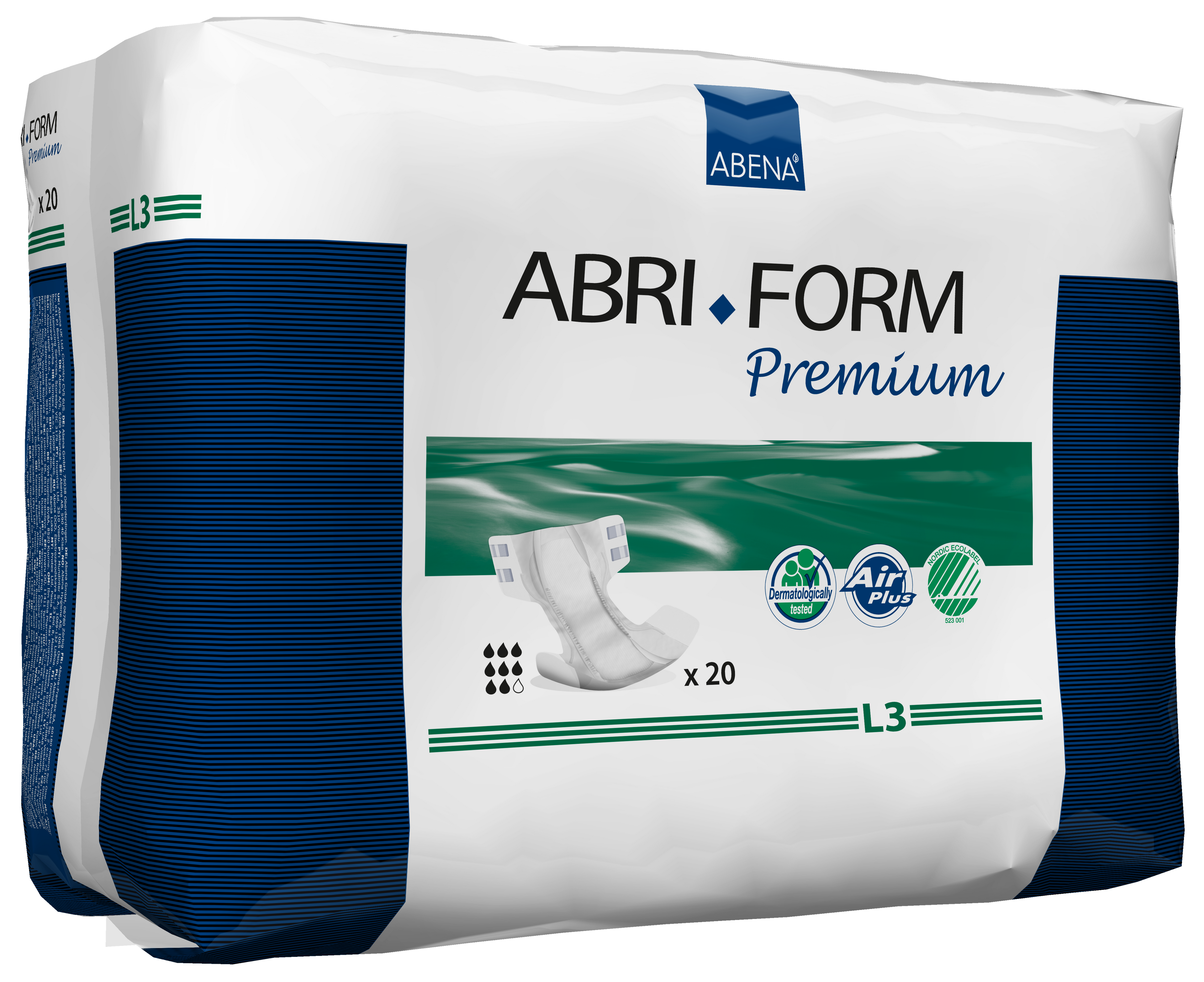 Abena Abri-Form Premium Adult Diapers with Tabs, L3