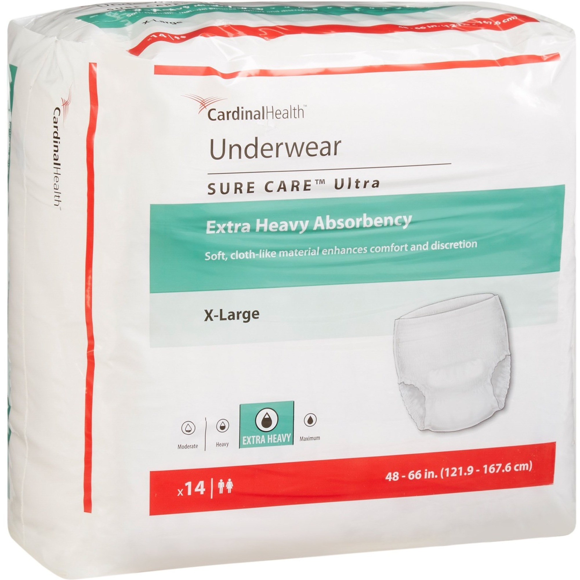Cardinal Health Sure Care Ultra Pull-Up Underwear, Extra Heavy