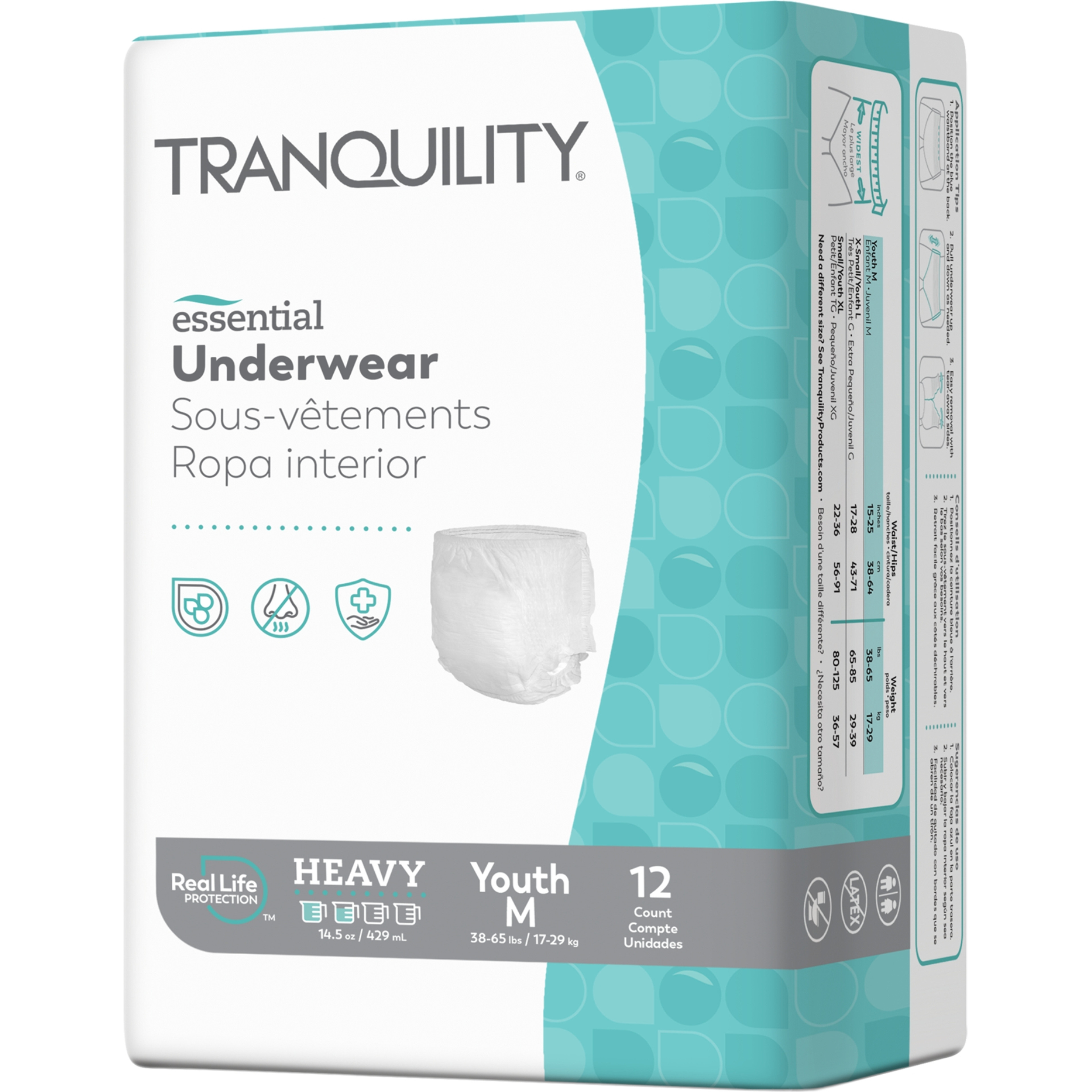 Tranquility Essential Adult Incontinence Pull-Up Underwear, Heavy Absorbency