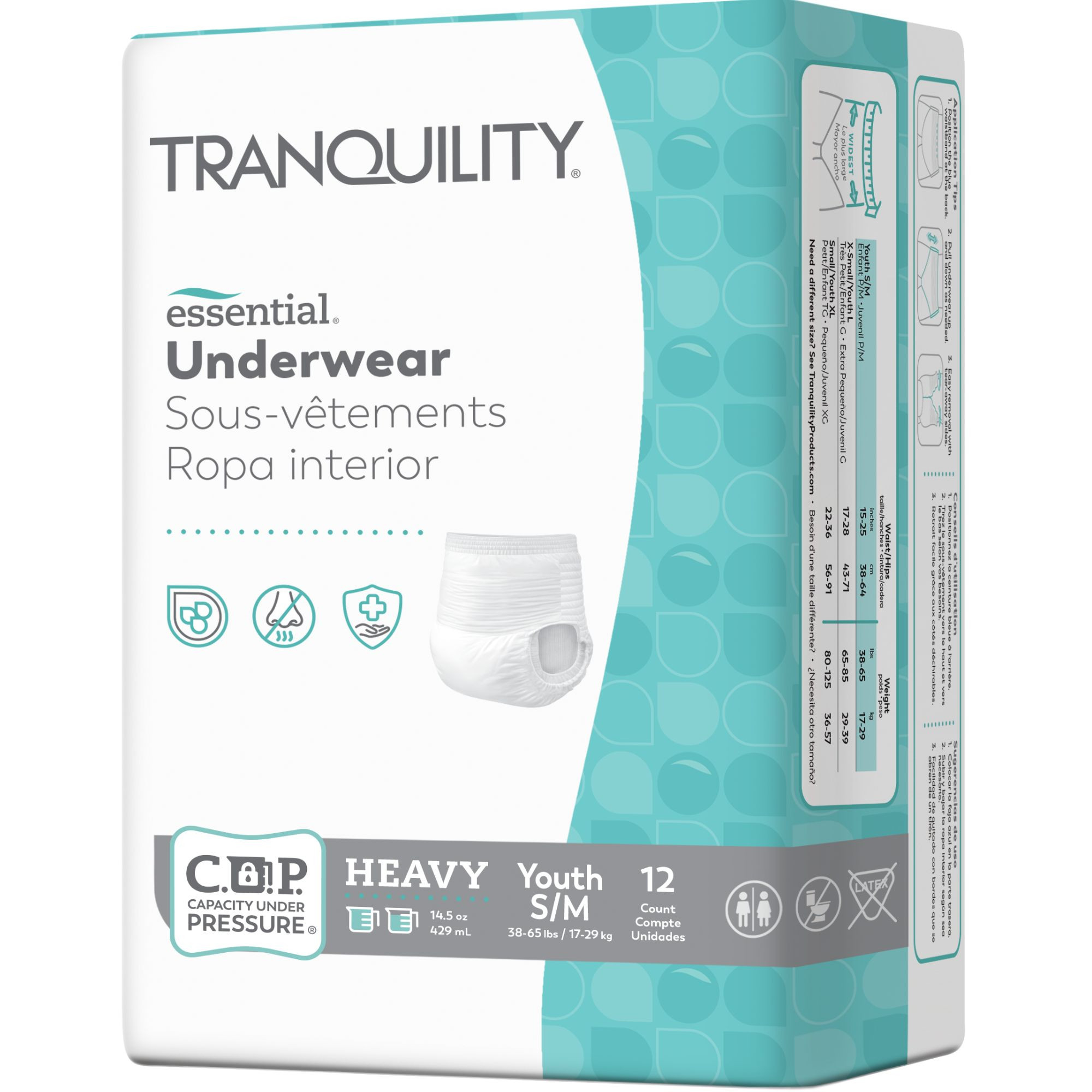 Tranquility Essential Adult Incontinence Pull-Up Underwear, Heavy Absorbency