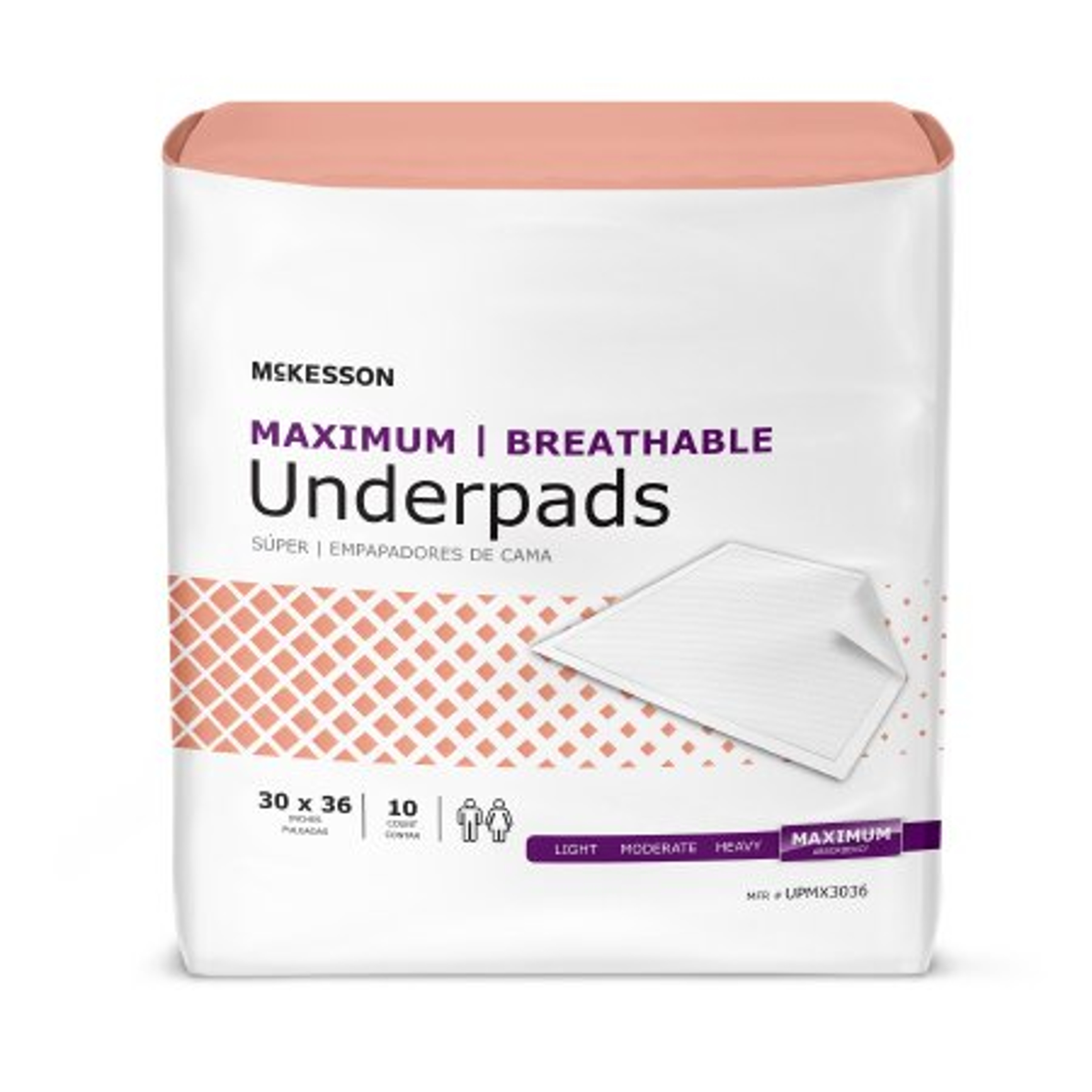 McKesson Maximum Breathable Underpads, Maximum Absorbency