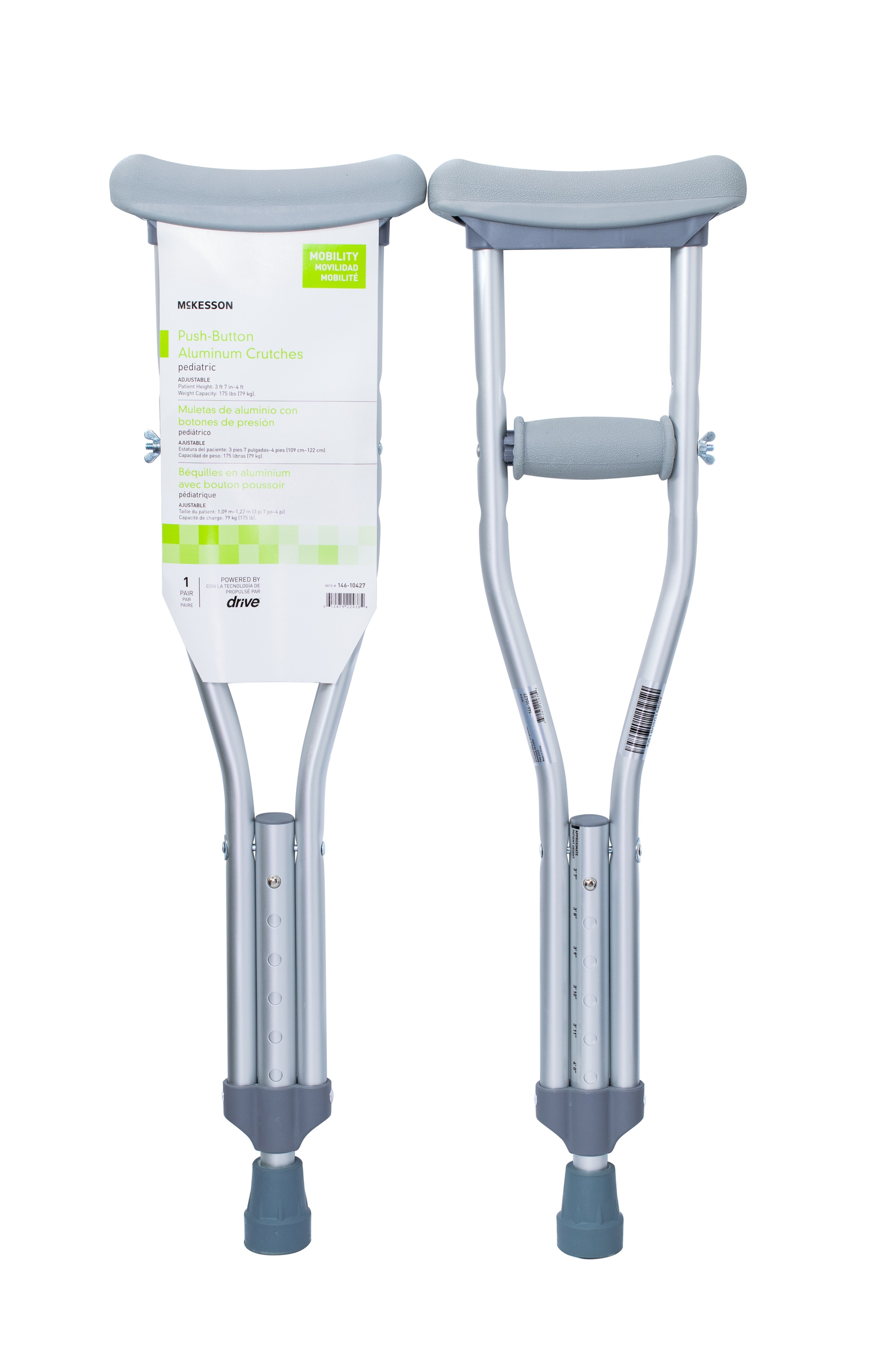 McKesson Underarm Pediatric Crutches