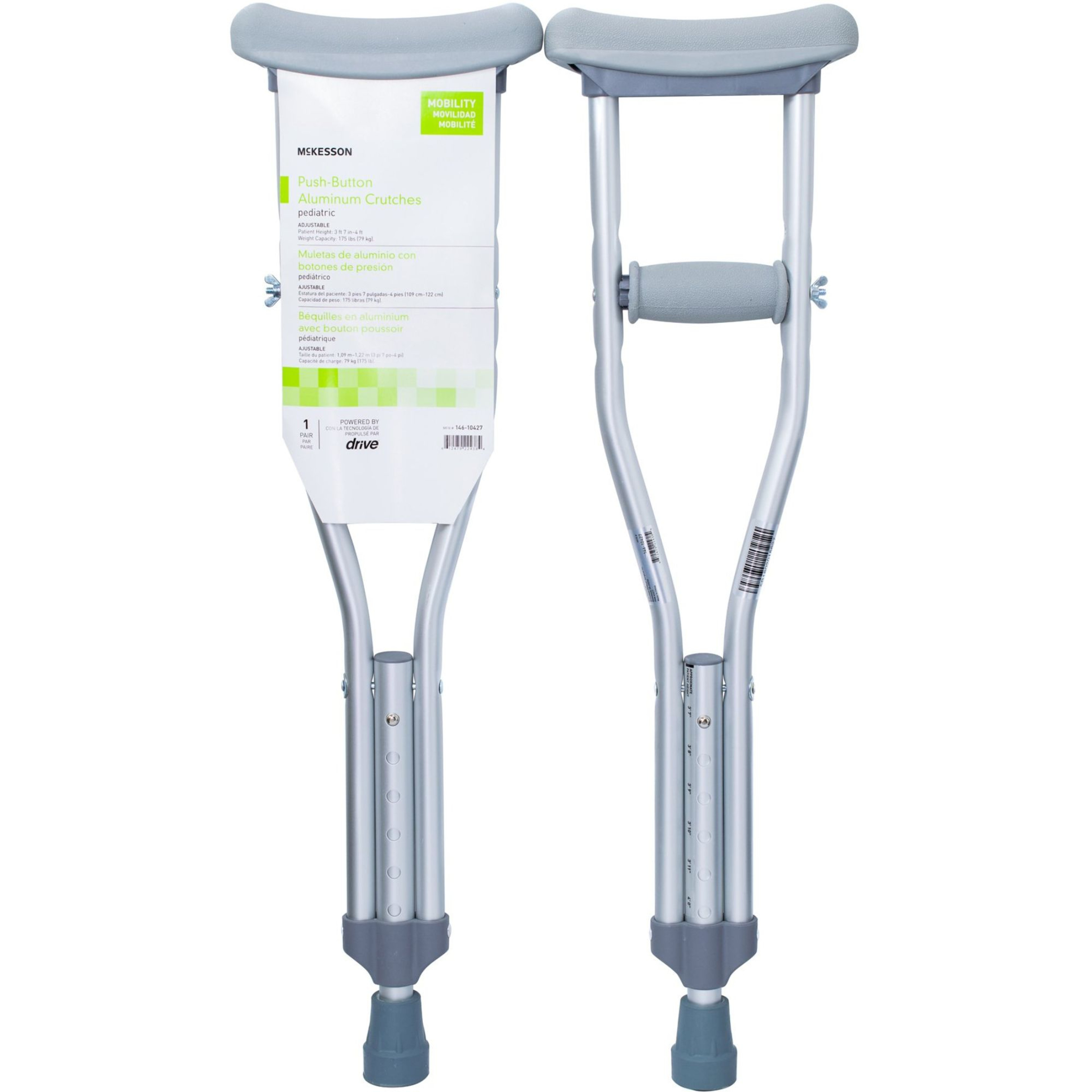 McKesson Underarm Pediatric Crutches