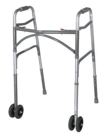 McKesson Aluminium Folding Walker with Wheels