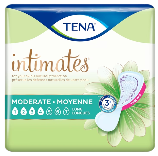 TENA Intimates Moderate Thin Incontinence Pads