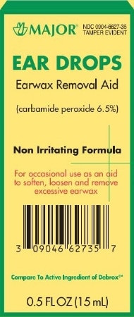 Major Ear Wax Remover, Dropper