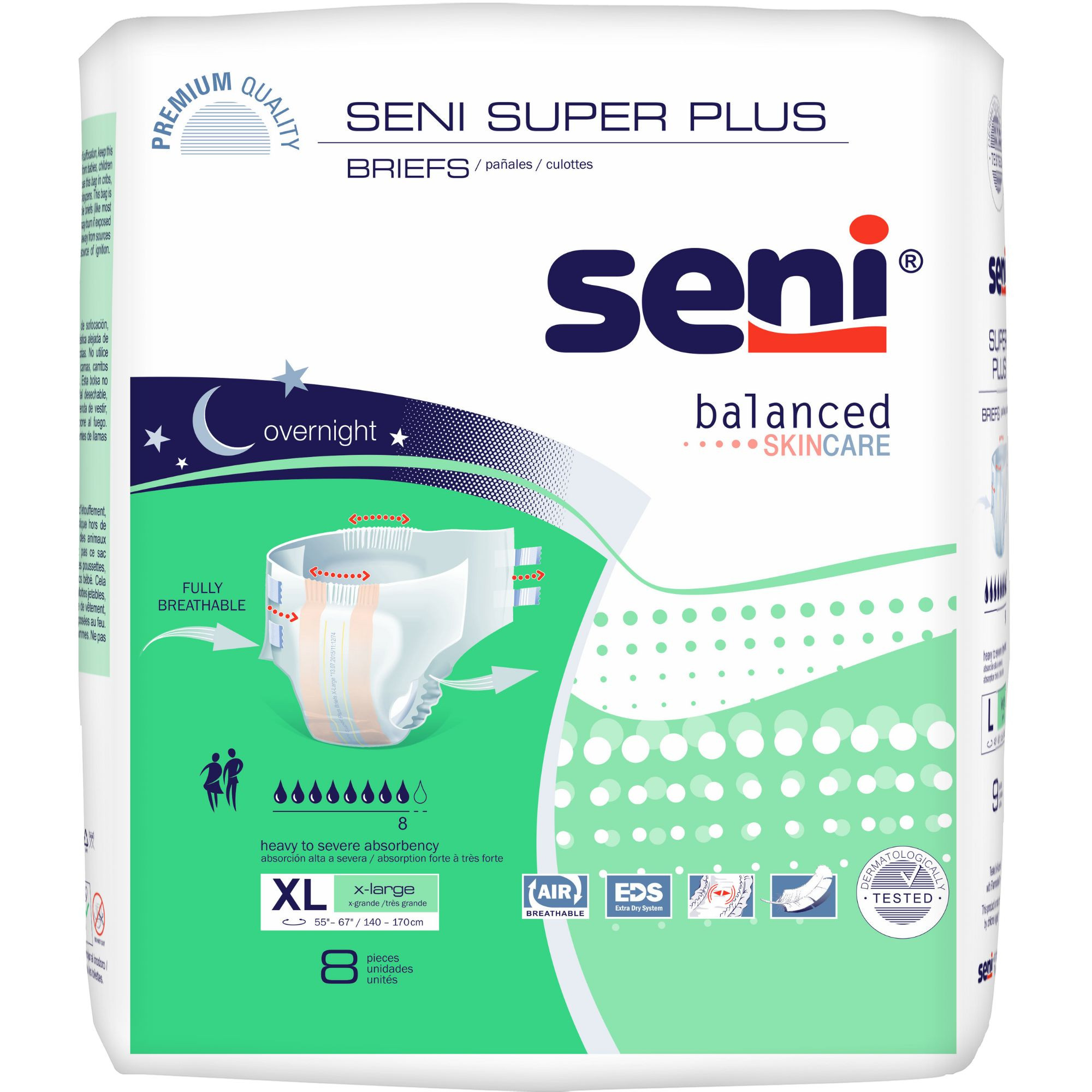 Seni Super Plus Adult Diapers with Tabs